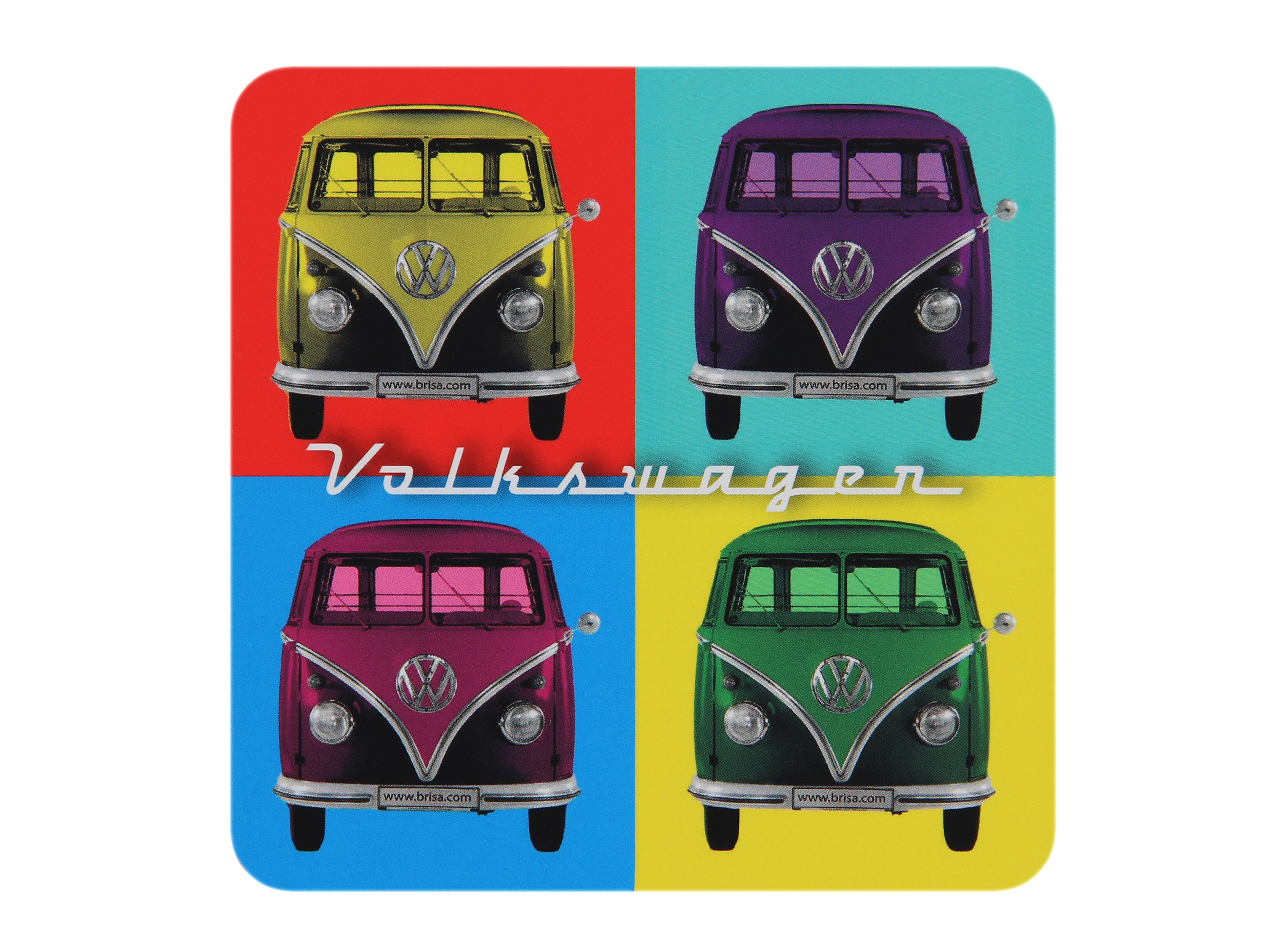 VW T1 Bulli Bus Untersetzer 4er Set