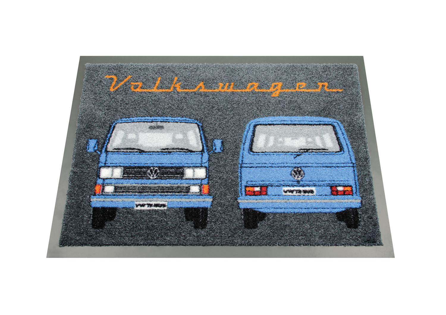 VW T3 Bulli Bus Fußmatte, 70x50 cm - Front & Heck