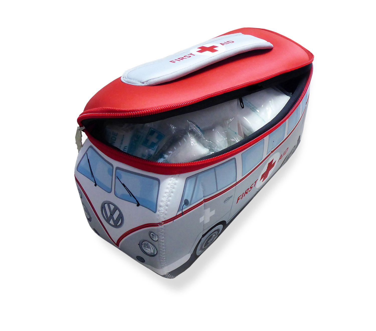 VW T1 Bulli Bus 3D Neopren Mäppchen - First Aid/inkl. Erste-Hilfe Set