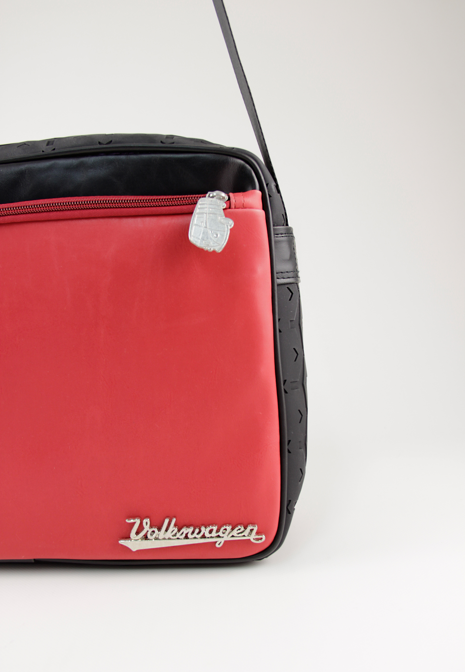 VW T1 Bulli Bus Messenger Bag, PU & Reifenprofil