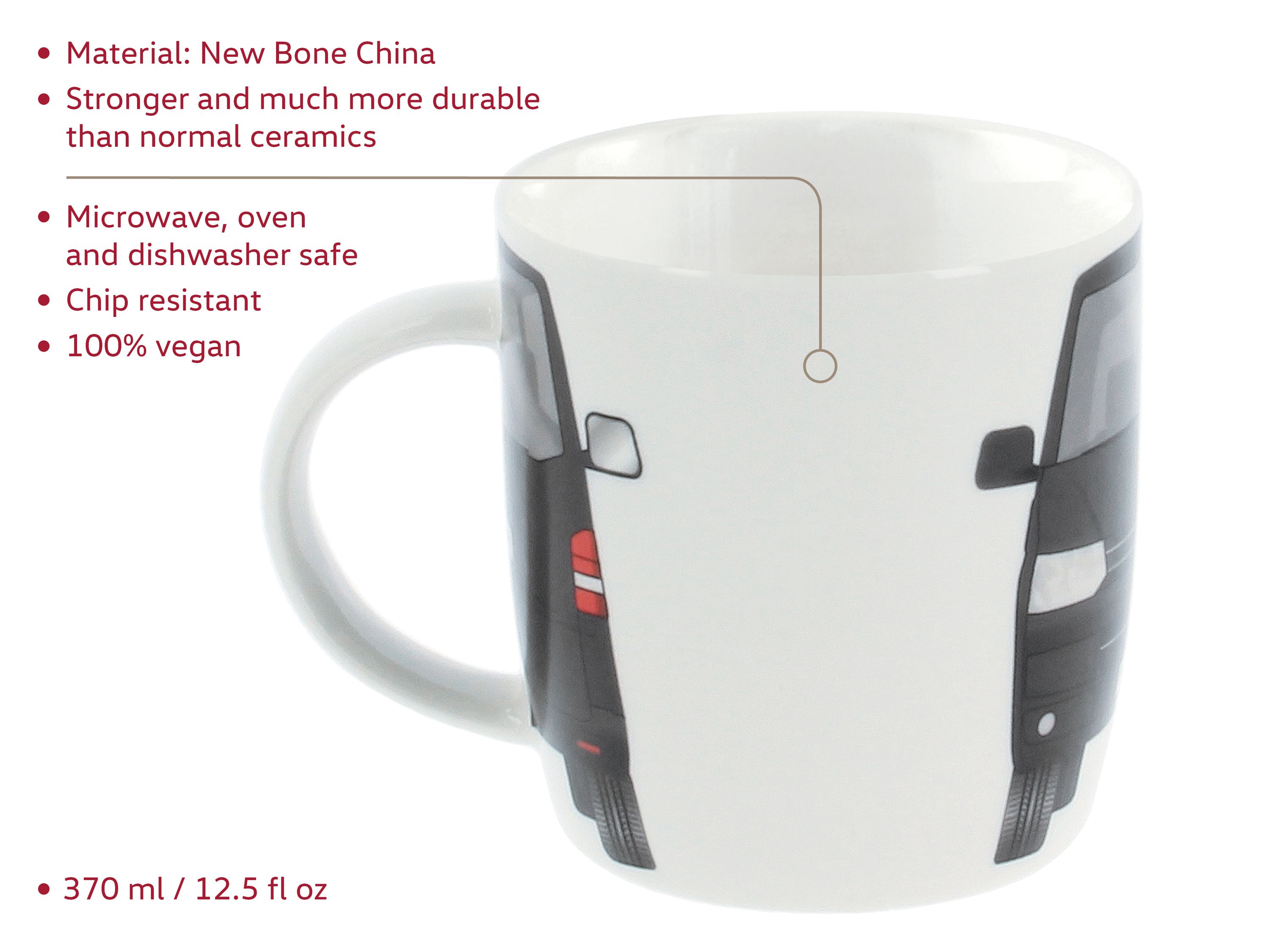 VW T5 Bulli Bus coffee cup 370ml