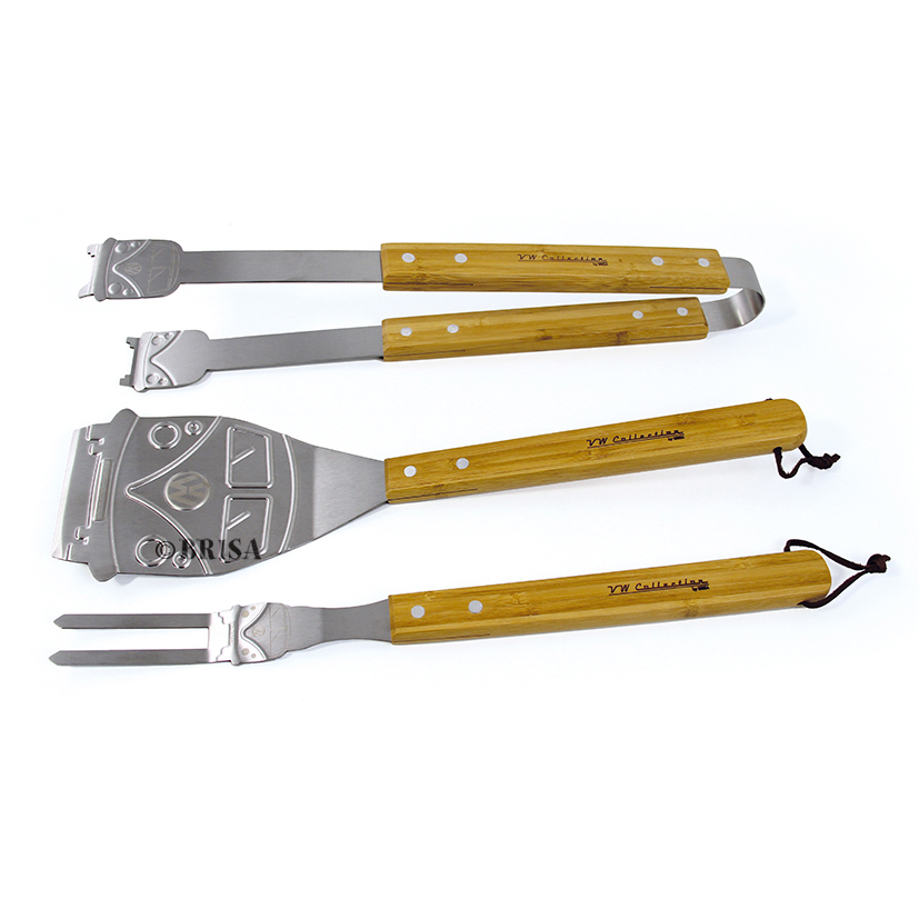 VW T1 Bulli Bus Grill Cutlery 3-piece in Carrying Bag