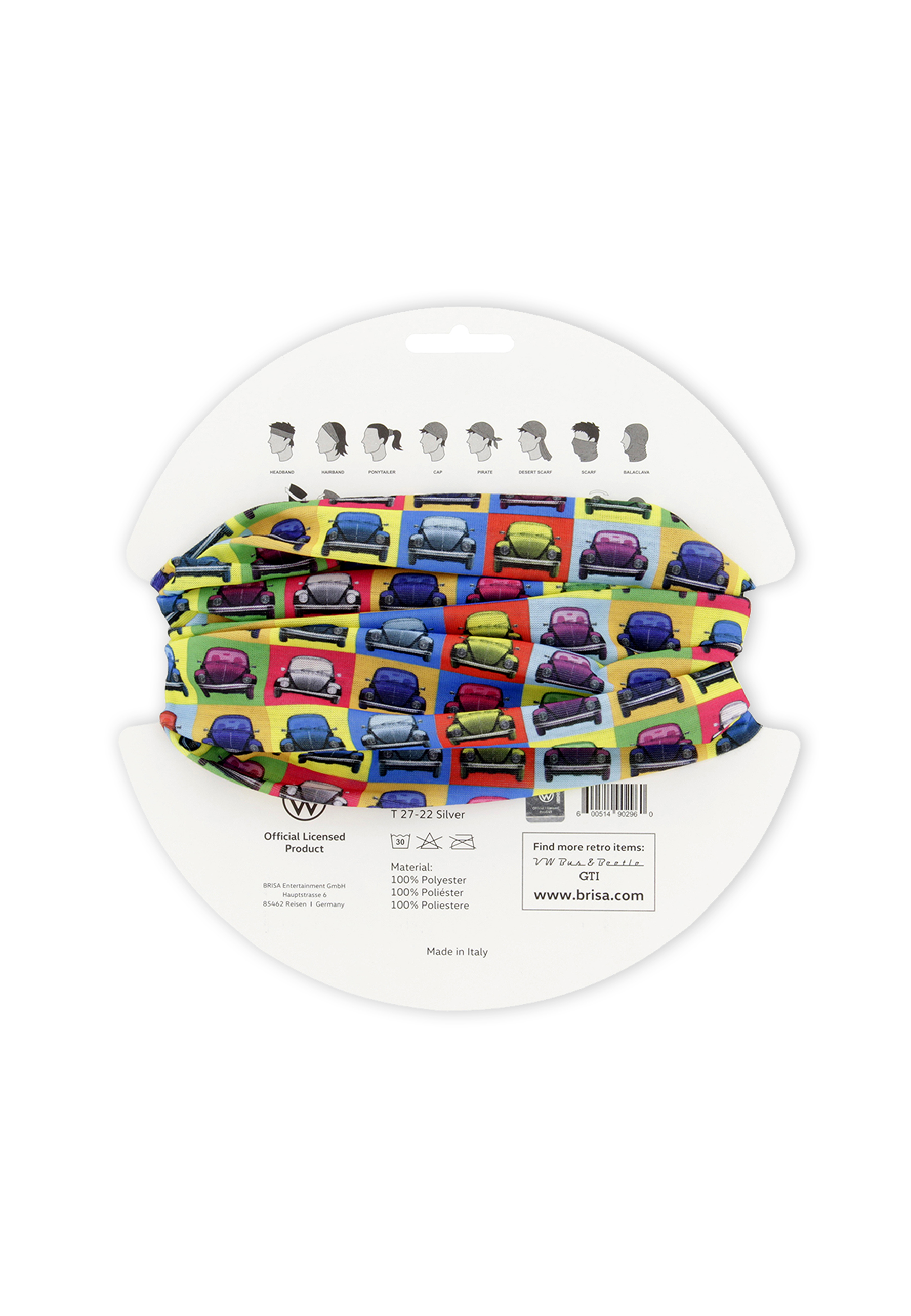 VW Käfer Schlauchschal - Multicolor