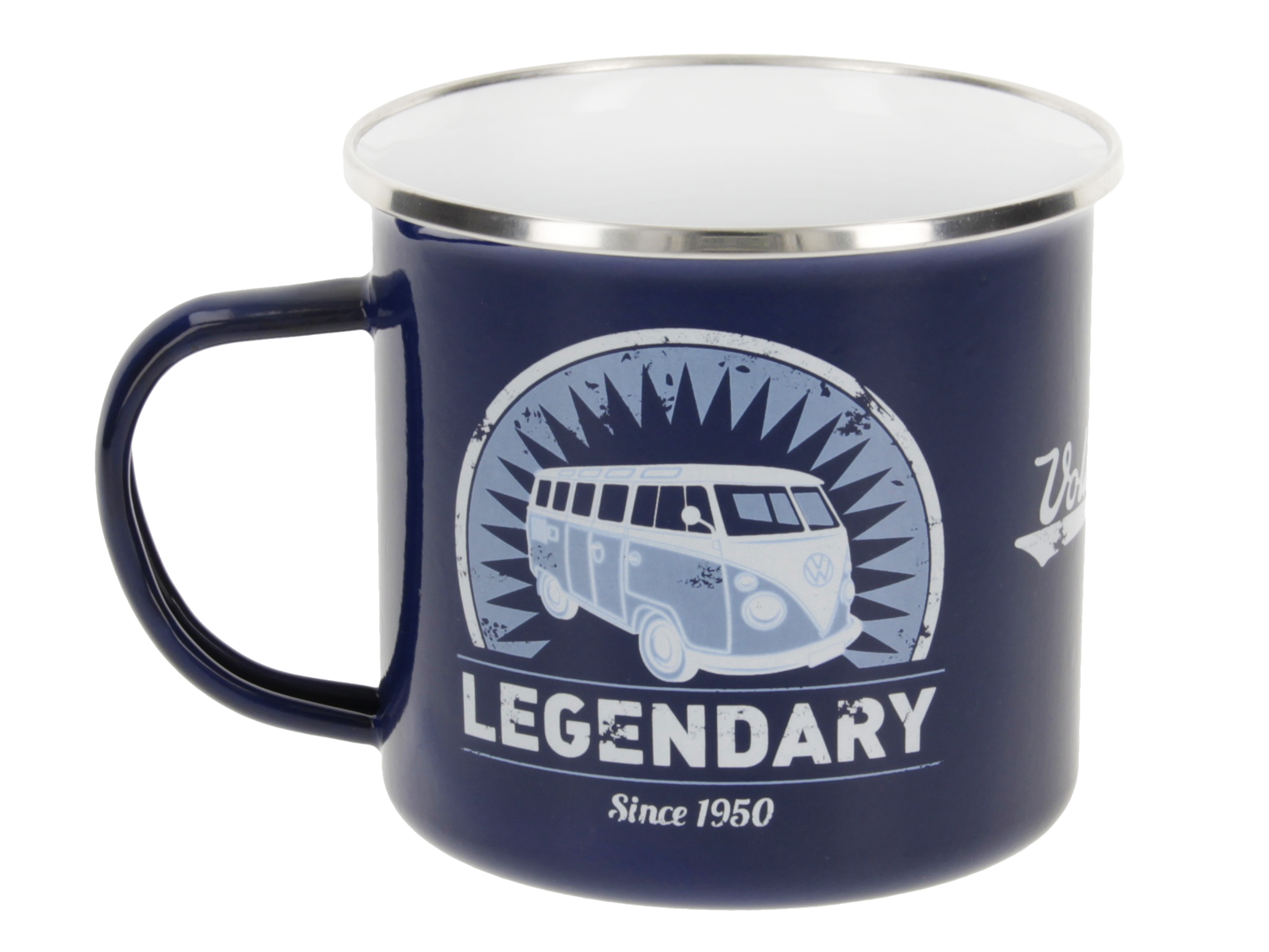 VW T1 Bulli Bus Tasse emailliert 500ml