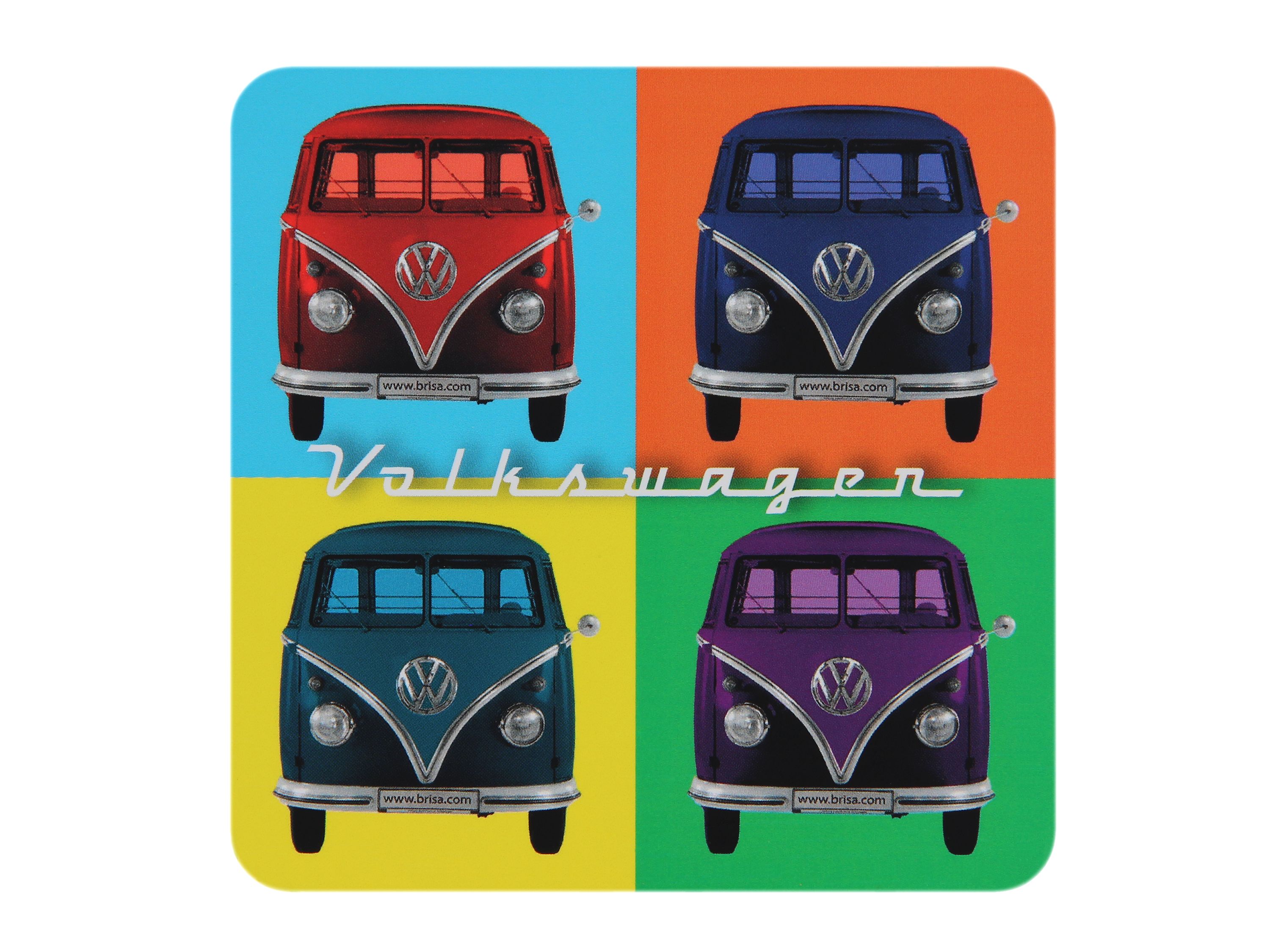 VW T1 Bulli Bus Untersetzer 4er Set