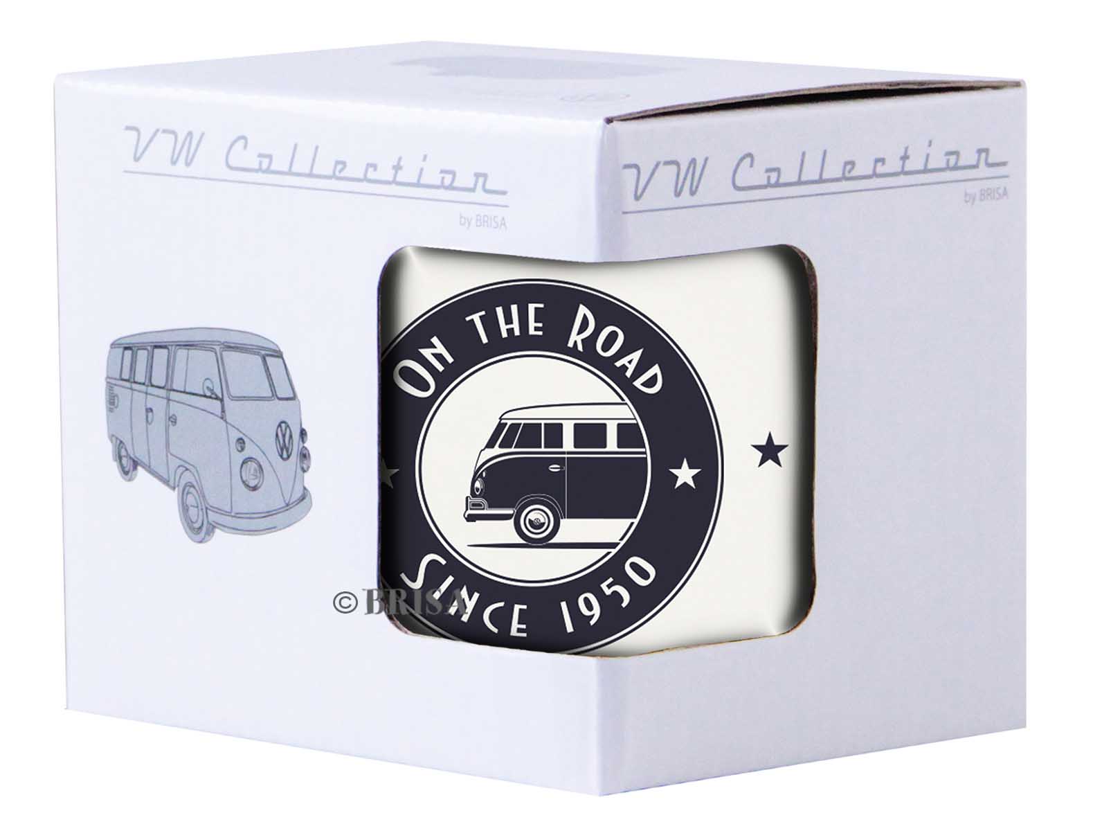 VW T1 Bulli Bus Tasse emailliert 500ml