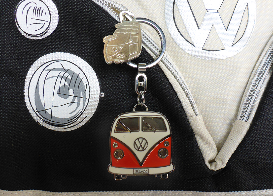 VOLKSWAGEN BUS VW T1 Combi Porte-clés dans boîte cadeau - rouge