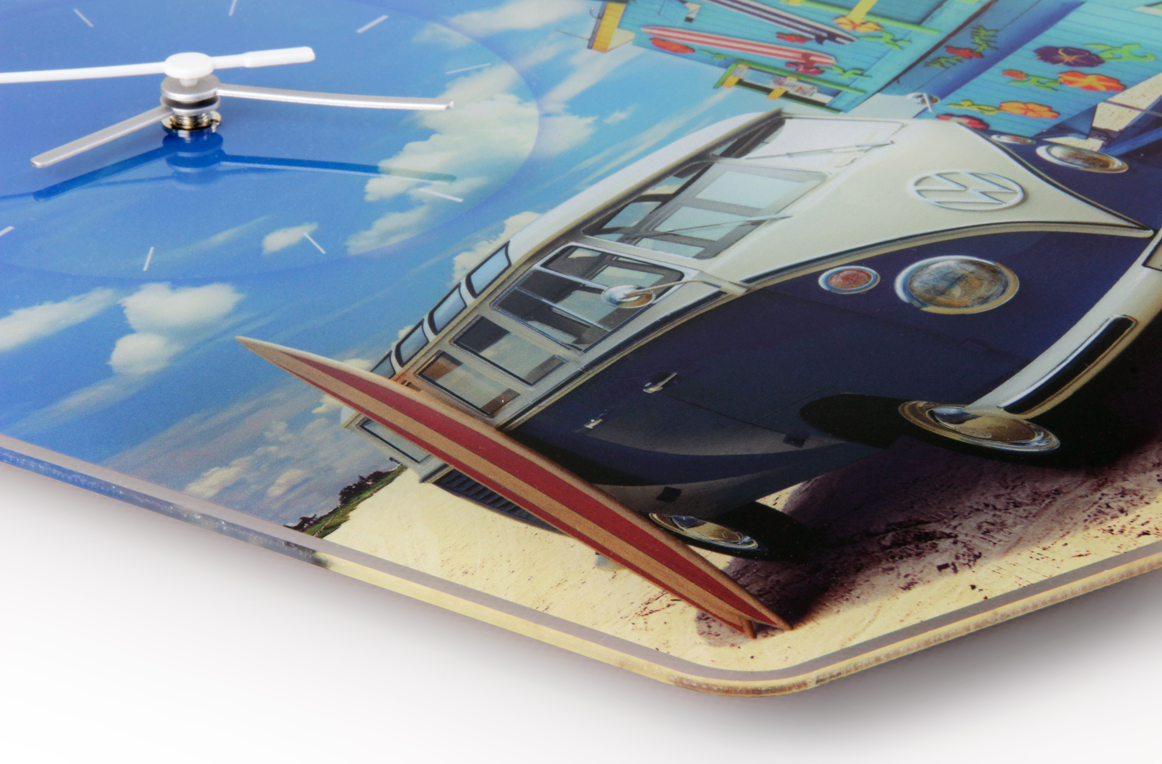 VW T1 Bulli bus acrylic wall clock