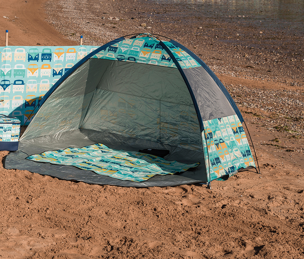 VW T1 Bus Shelter (2 Pers.) with carrying bag - Multi Bus/blue