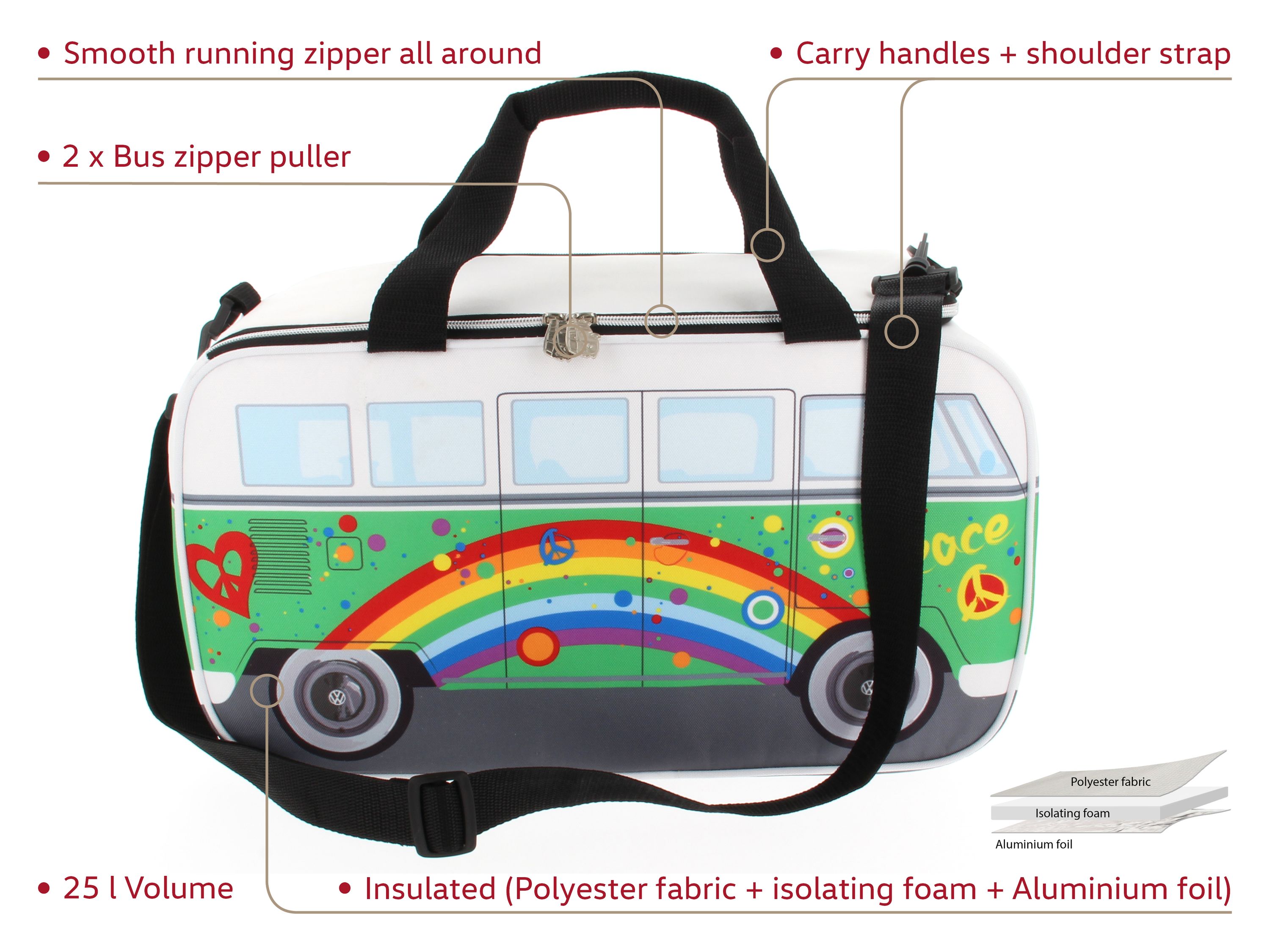 VW T1 Bus Cooler Bag (25 l)