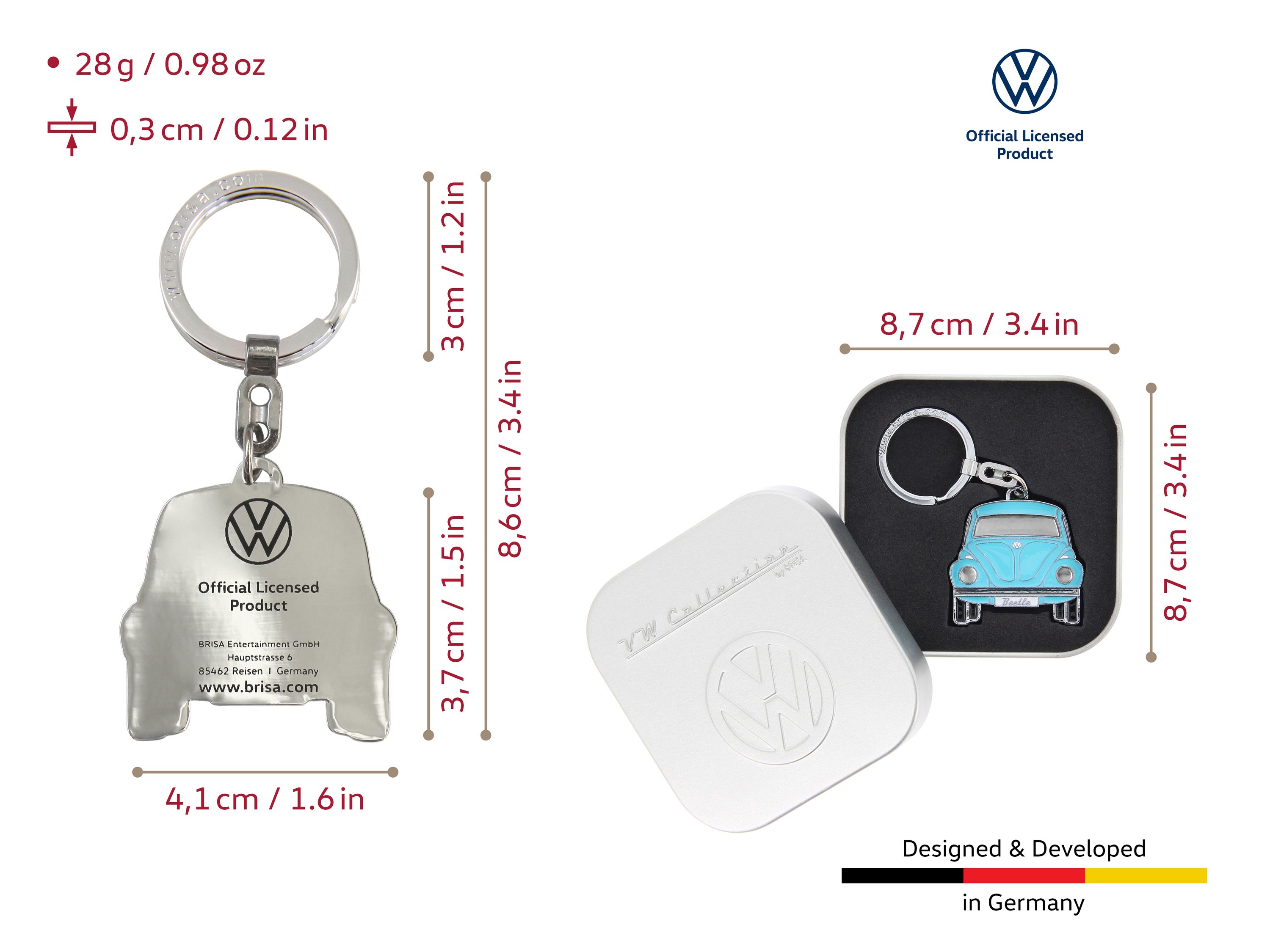 VW Beetle keychain in gift box