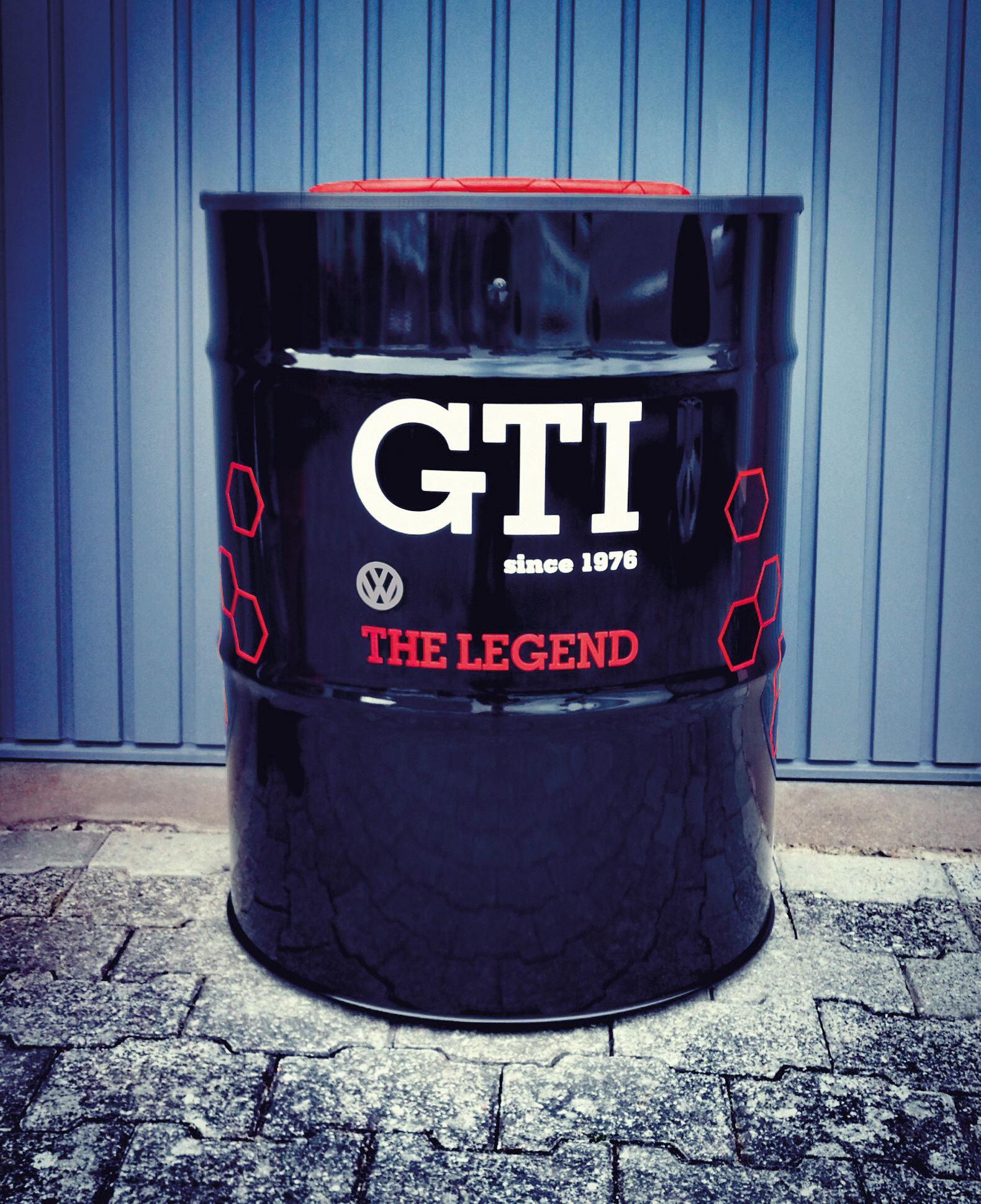 VW GTI oil drum chair