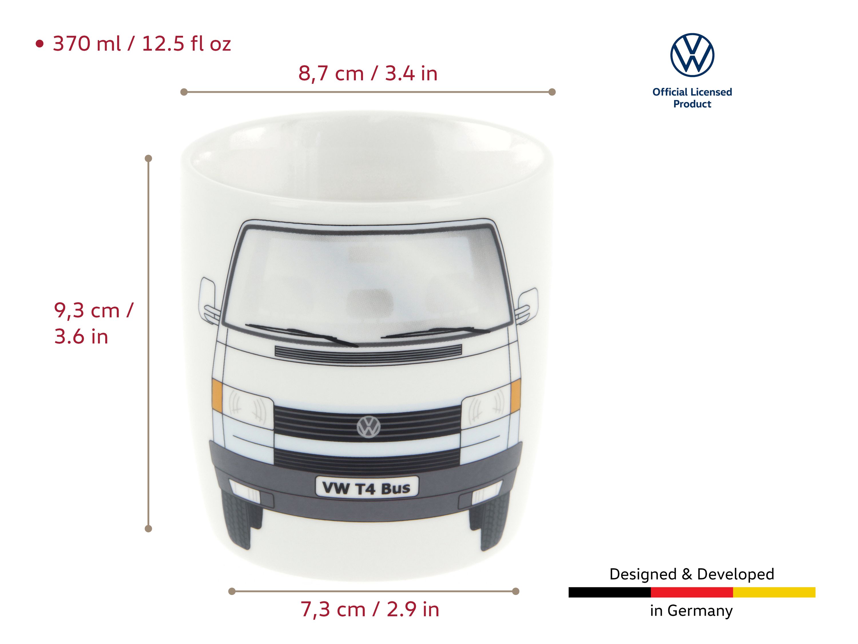 VW T4 Bulli Bus Kaffeetasse 370ml .