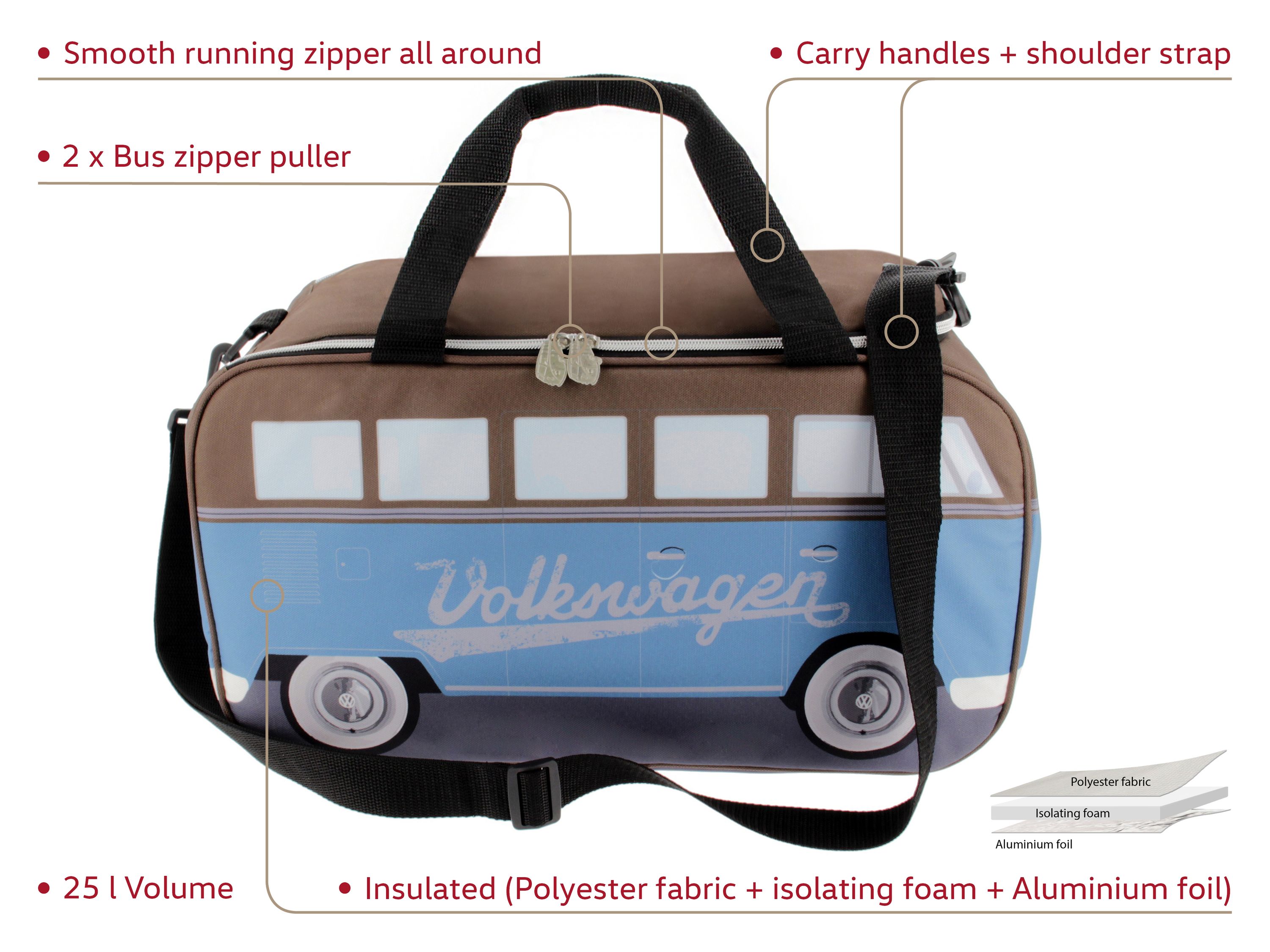 VW T1 Bus Cooler Bag (25 l)