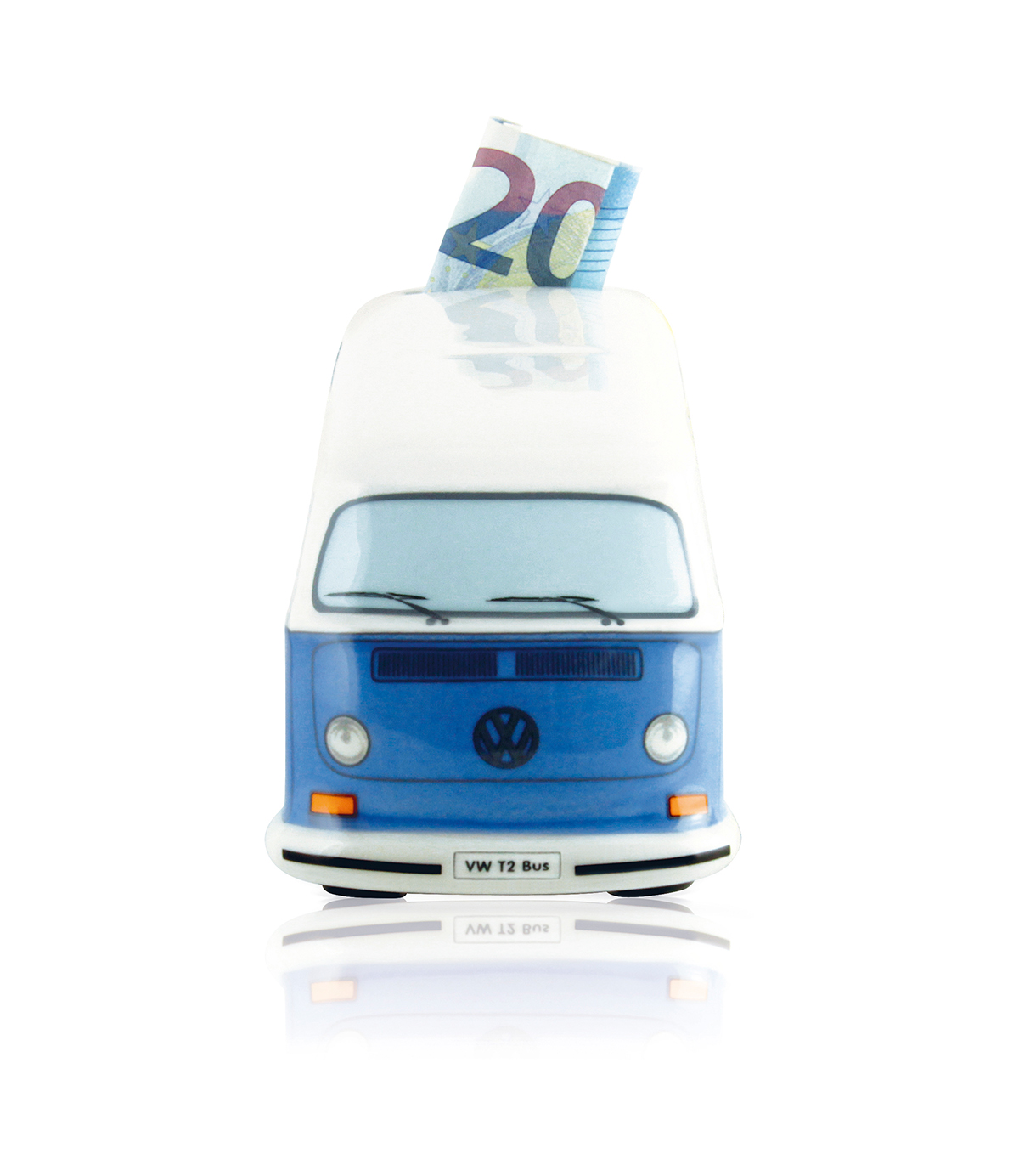 VW T2 Bulli Bus Salvadanaio in ceramica (1:22)