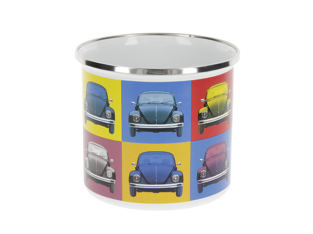 VOLKSWAGEN VW Coccinelle Tasse émaillé 500ml - Multicolore