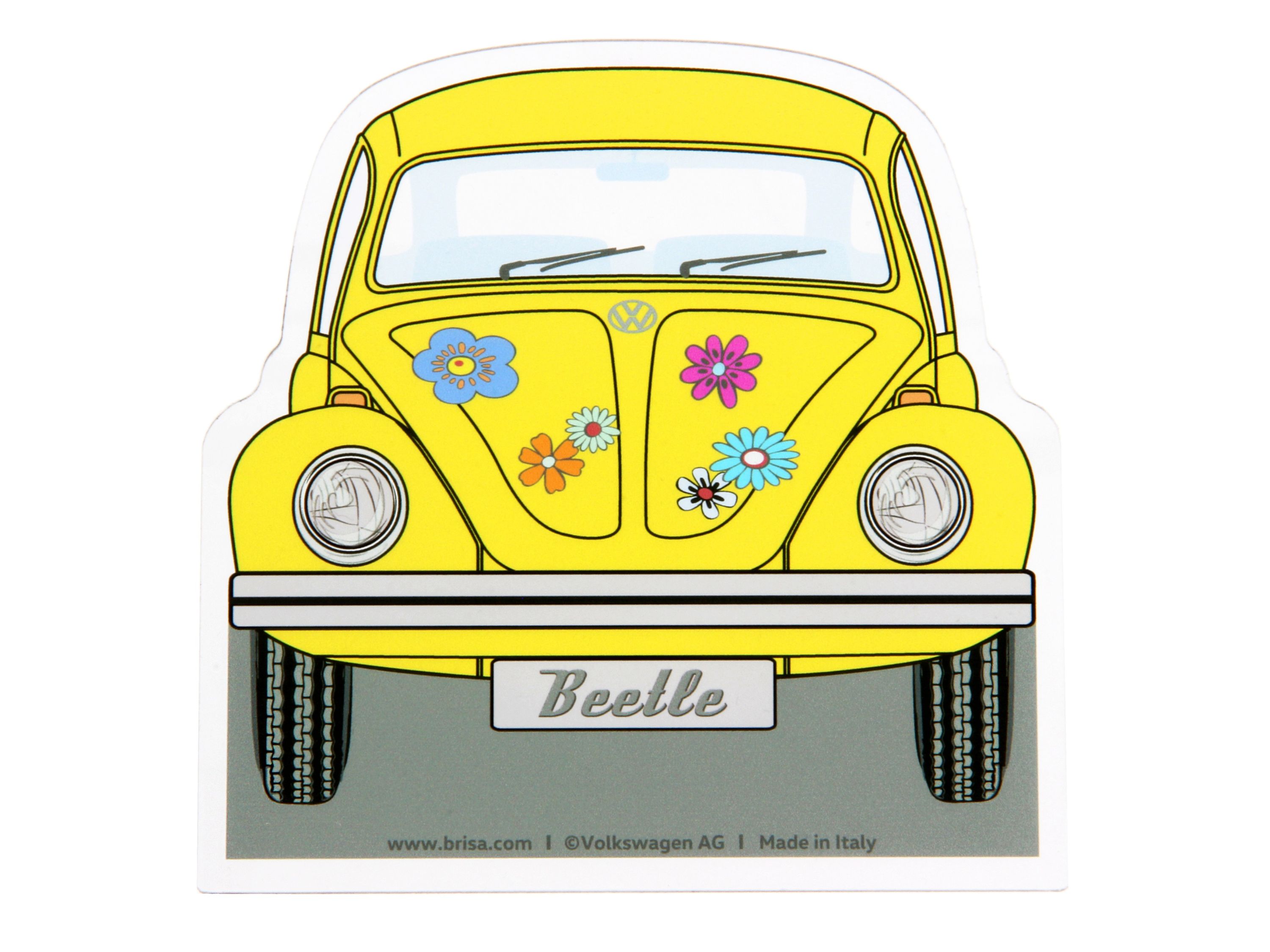 VW Beetle Ice Scraper - yellow