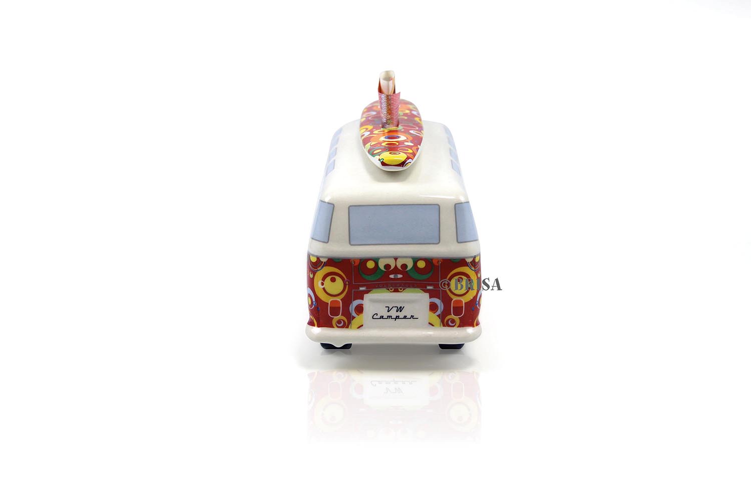 VW T1 Bulli Bus Piggy Bank with Surfboard (1:18)