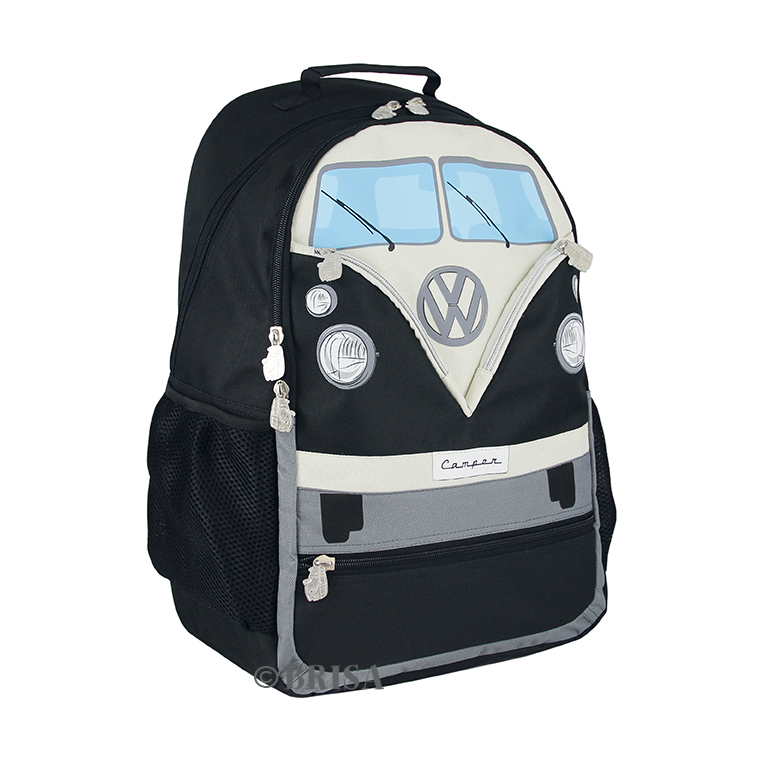 Volkswagen T1 Bulli Bus Zaino per escursioni, laptop, scuola (fino a 17,1 pollici/30l)