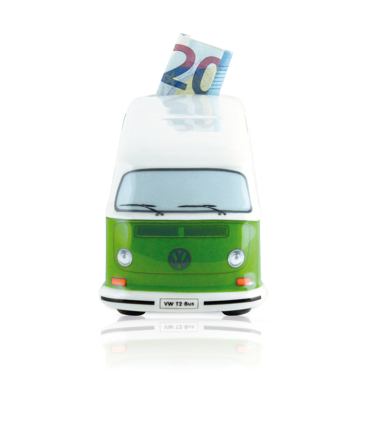 VW T2 Bulli Bus Salvadanaio in ceramica (1:22)