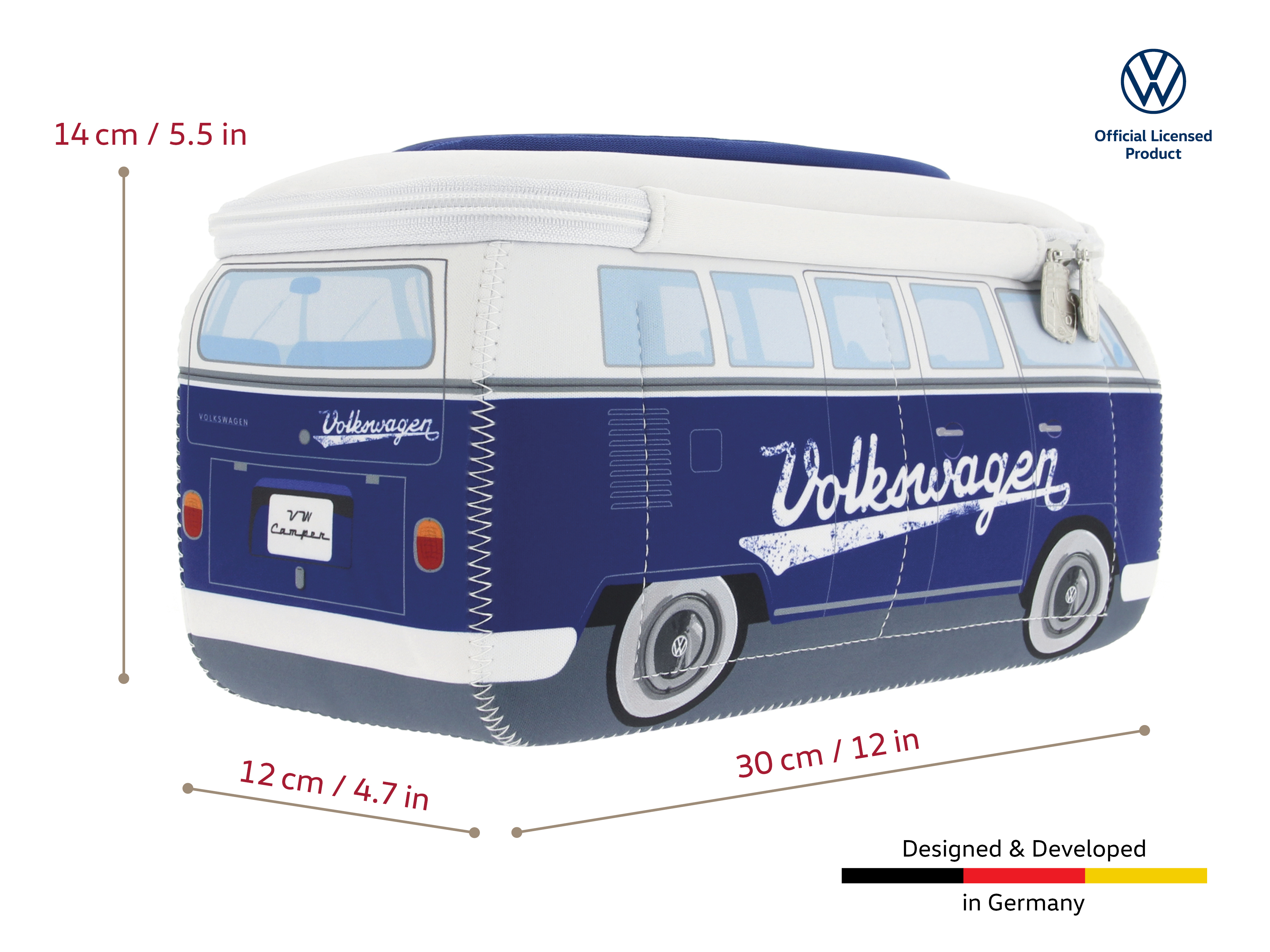 Bolsa universal de neopreno VW T1 Bulli Bus 3D - Grande