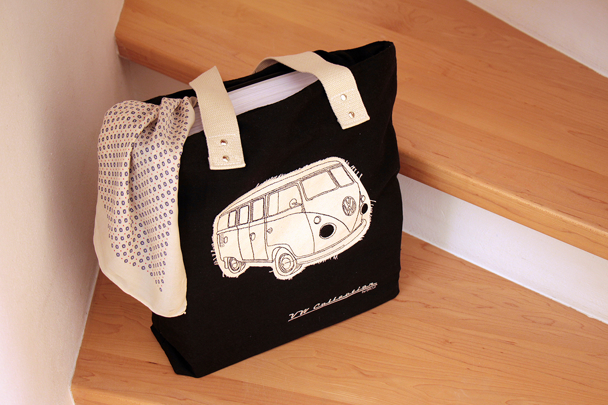 Borsa in tela per autobus VW T1 Bulli, borsa per la spesa, borsa da spiaggia