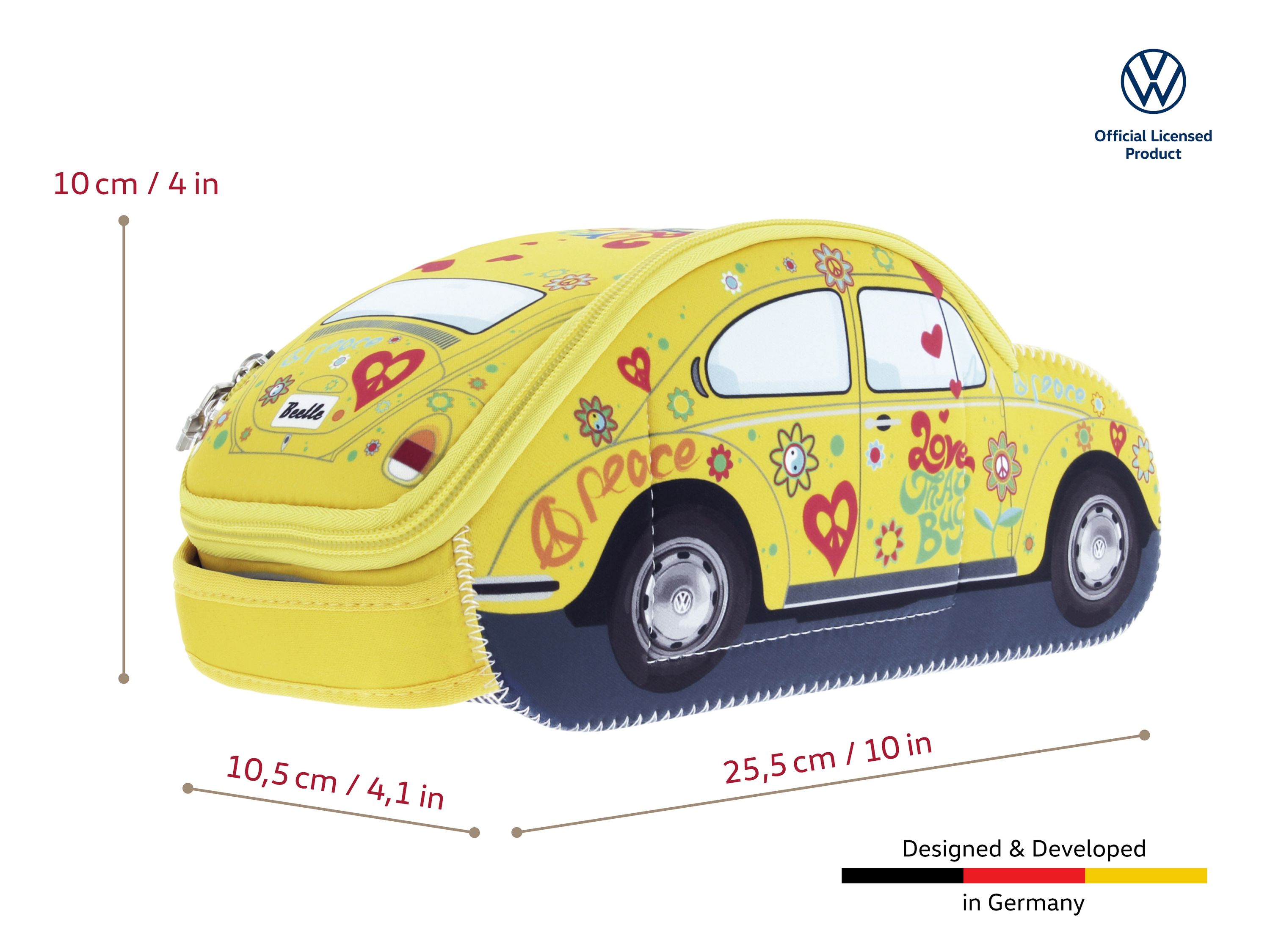 VW Escarabajo 3D Estuche de neopreno
