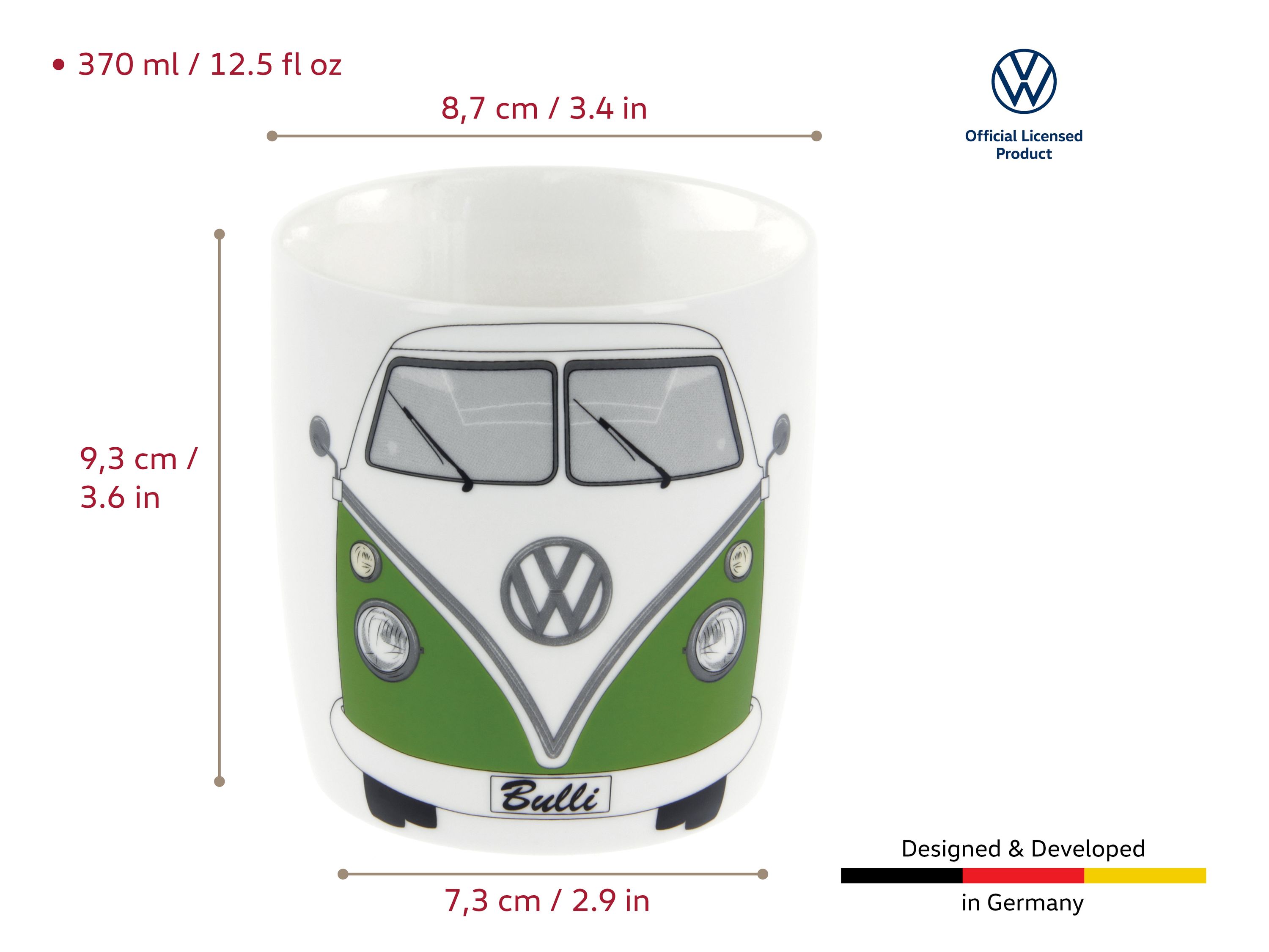 Tazza da caffè per autobus VW T1 Bulli 370ml