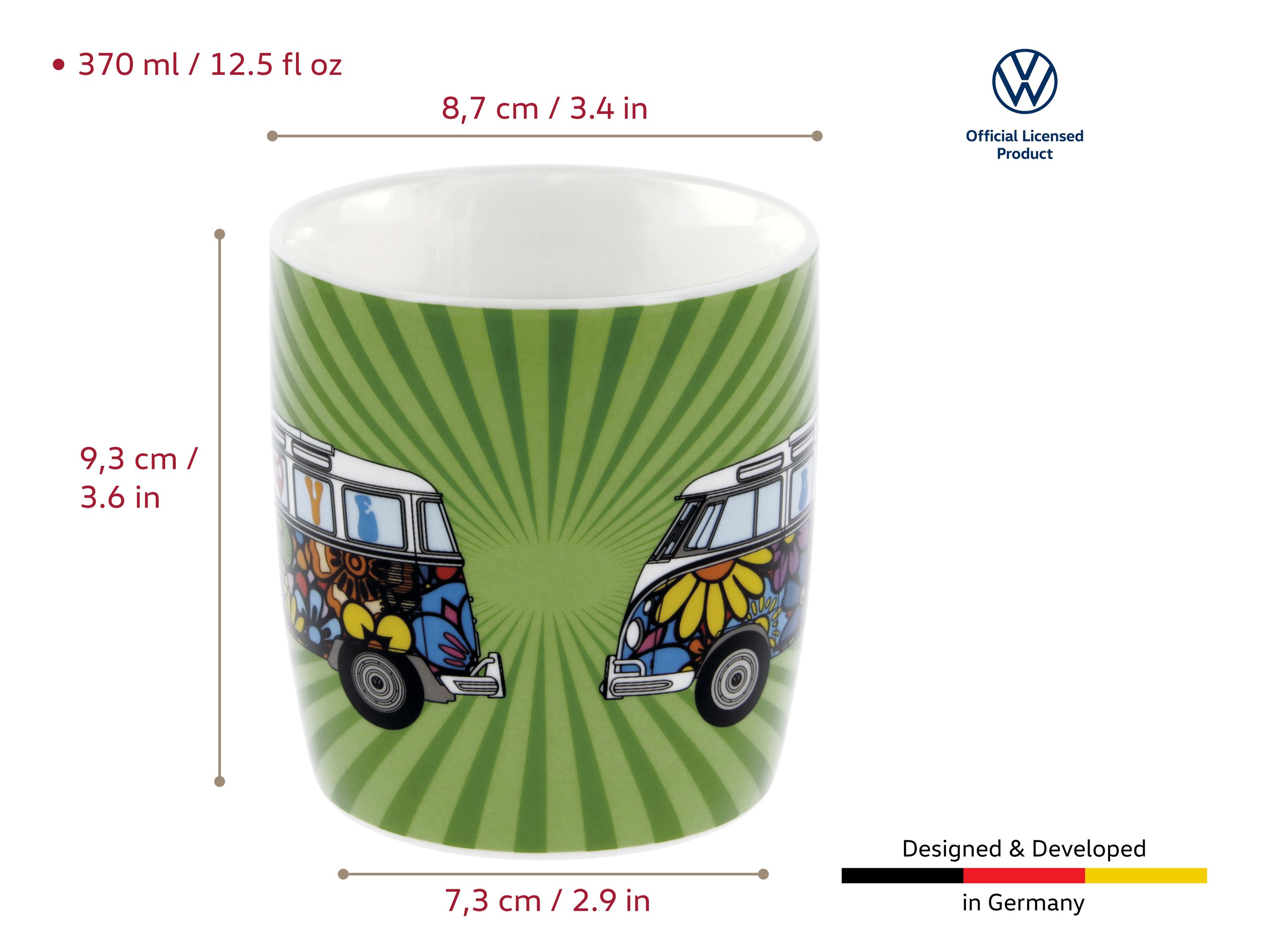 VOLKSWAGEN BUS VW T1 Combi Mug à café 370ml - Parade