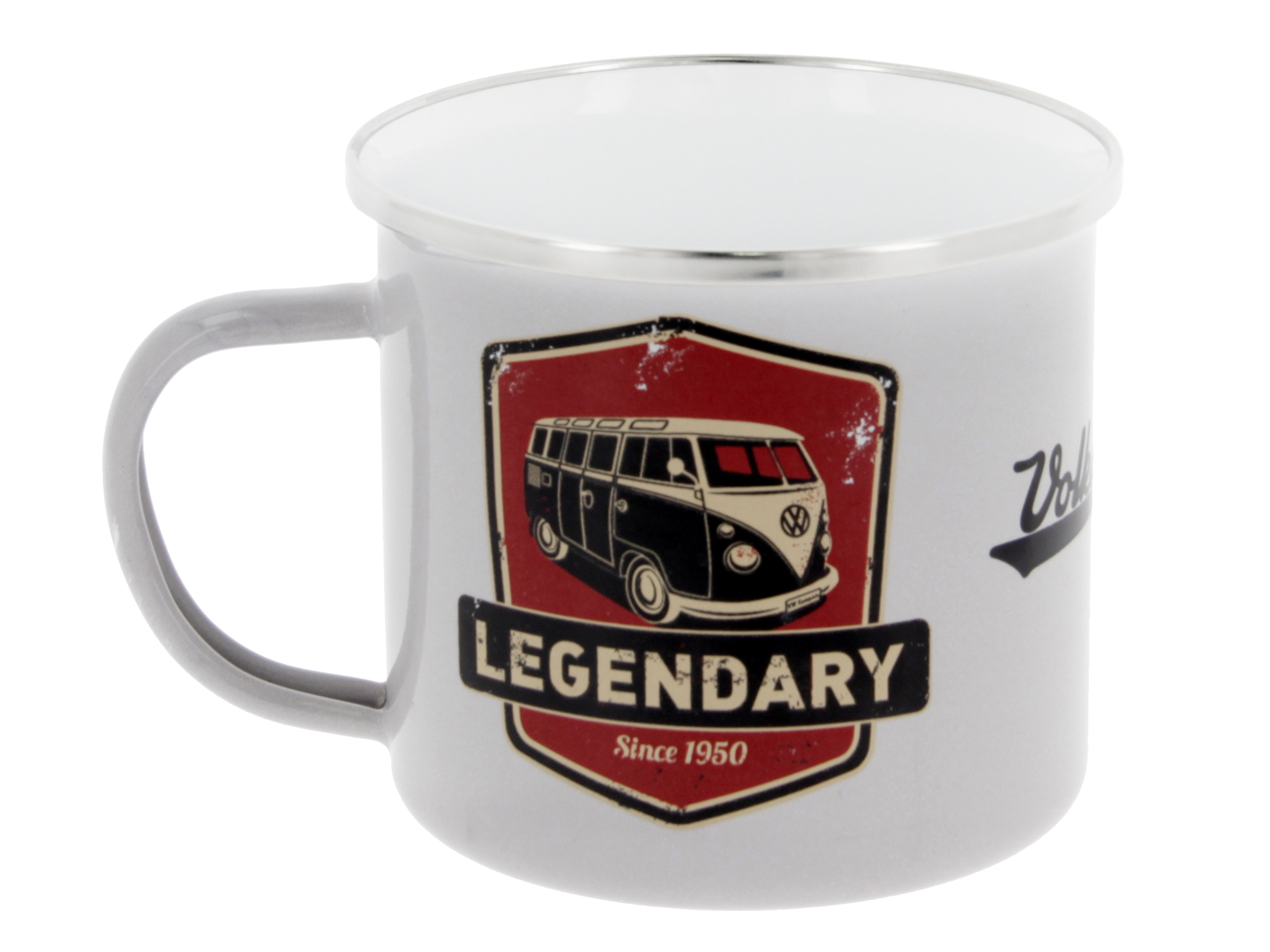 VW T1 Bulli bus cup enameled 500ml