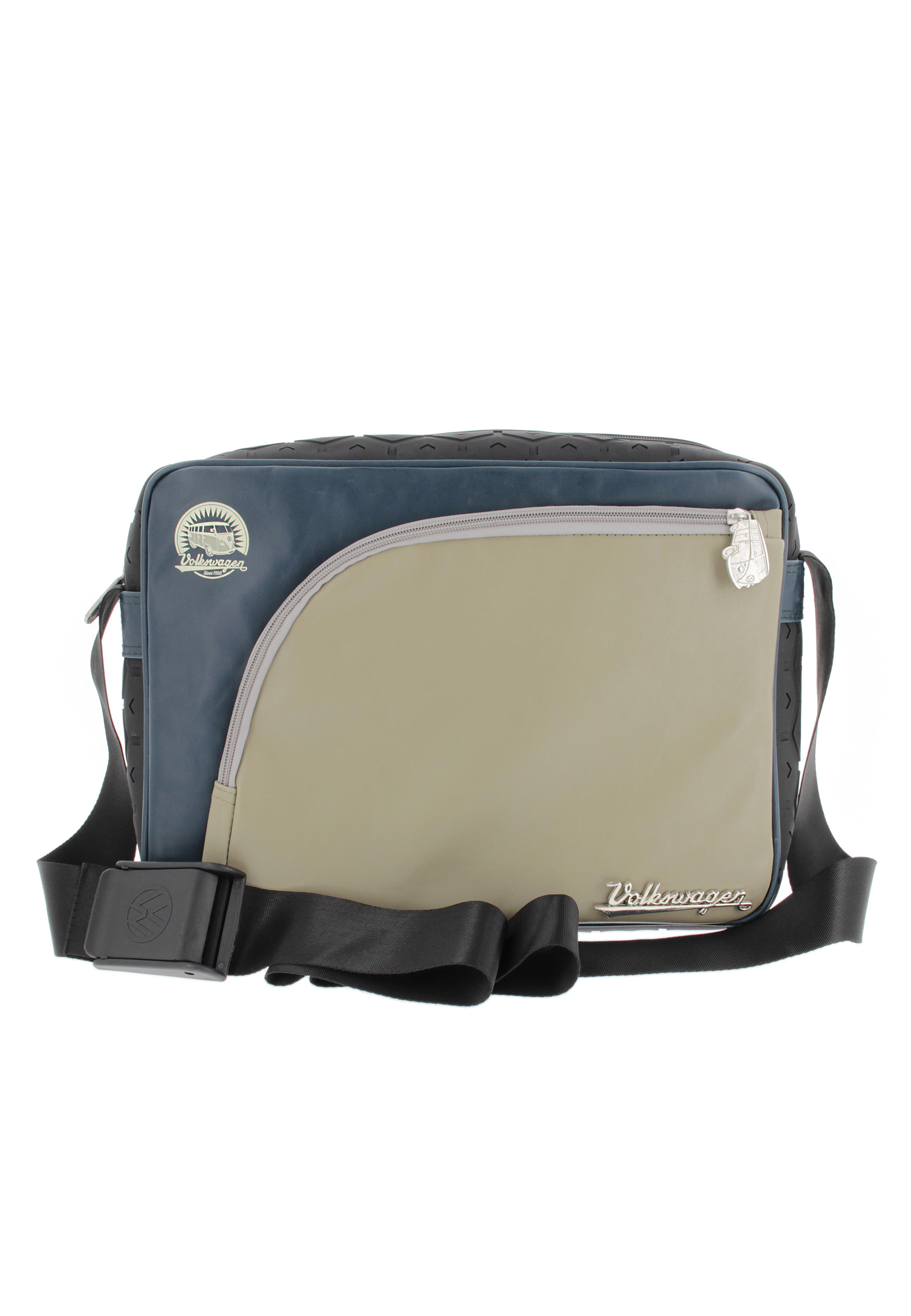 VW T1 Bulli Bus Messenger Bag, PU & Reifenprofil
