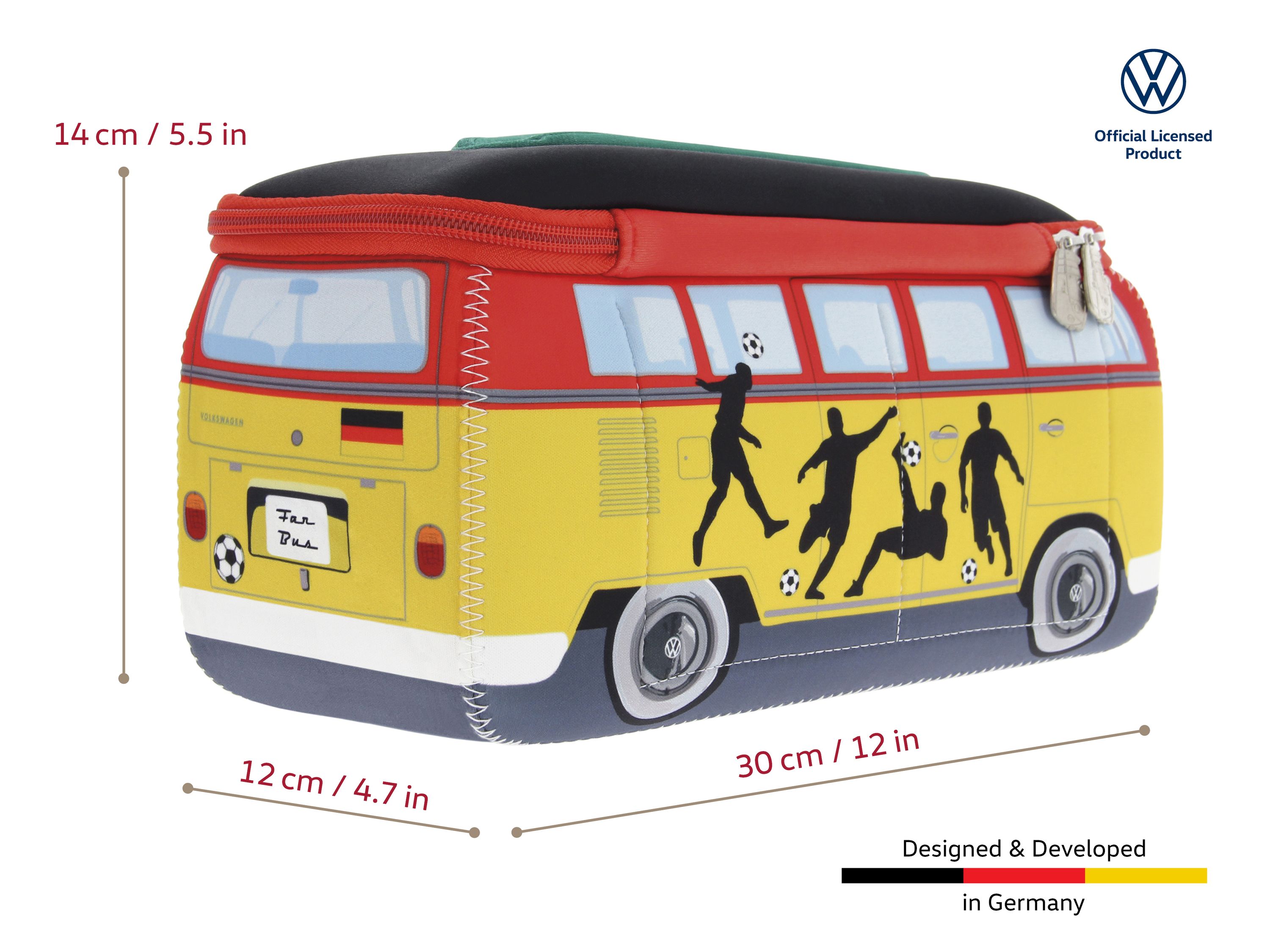 VW T1 Bulli Bus 3D Neopren Universaltasche - Groß