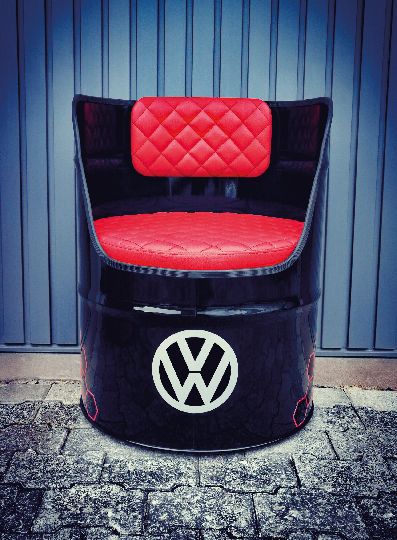 VW GTI Ölfass-Sessel
