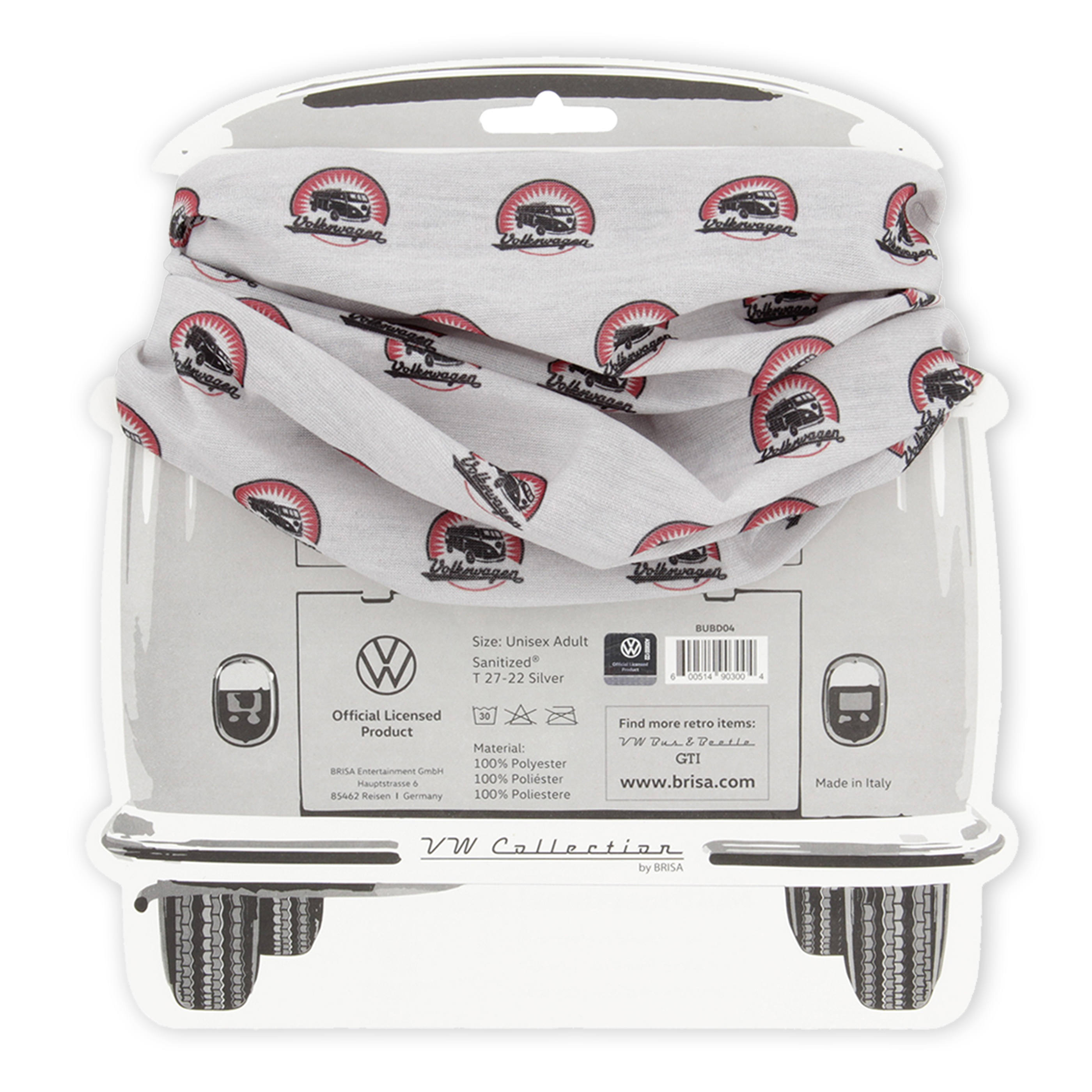 VW T1 Bulli Bus tube scarf