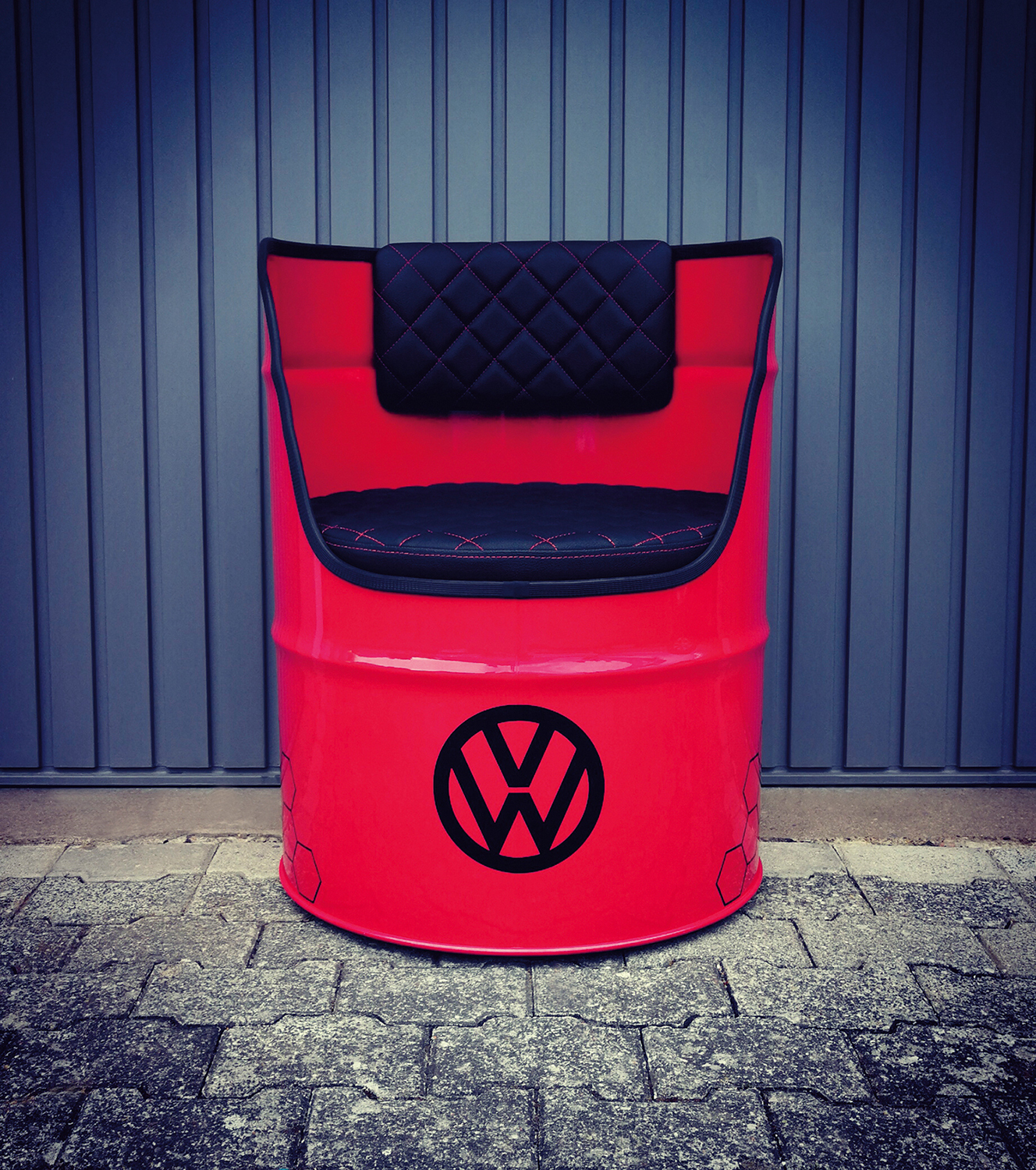VW GTI oil drum chair