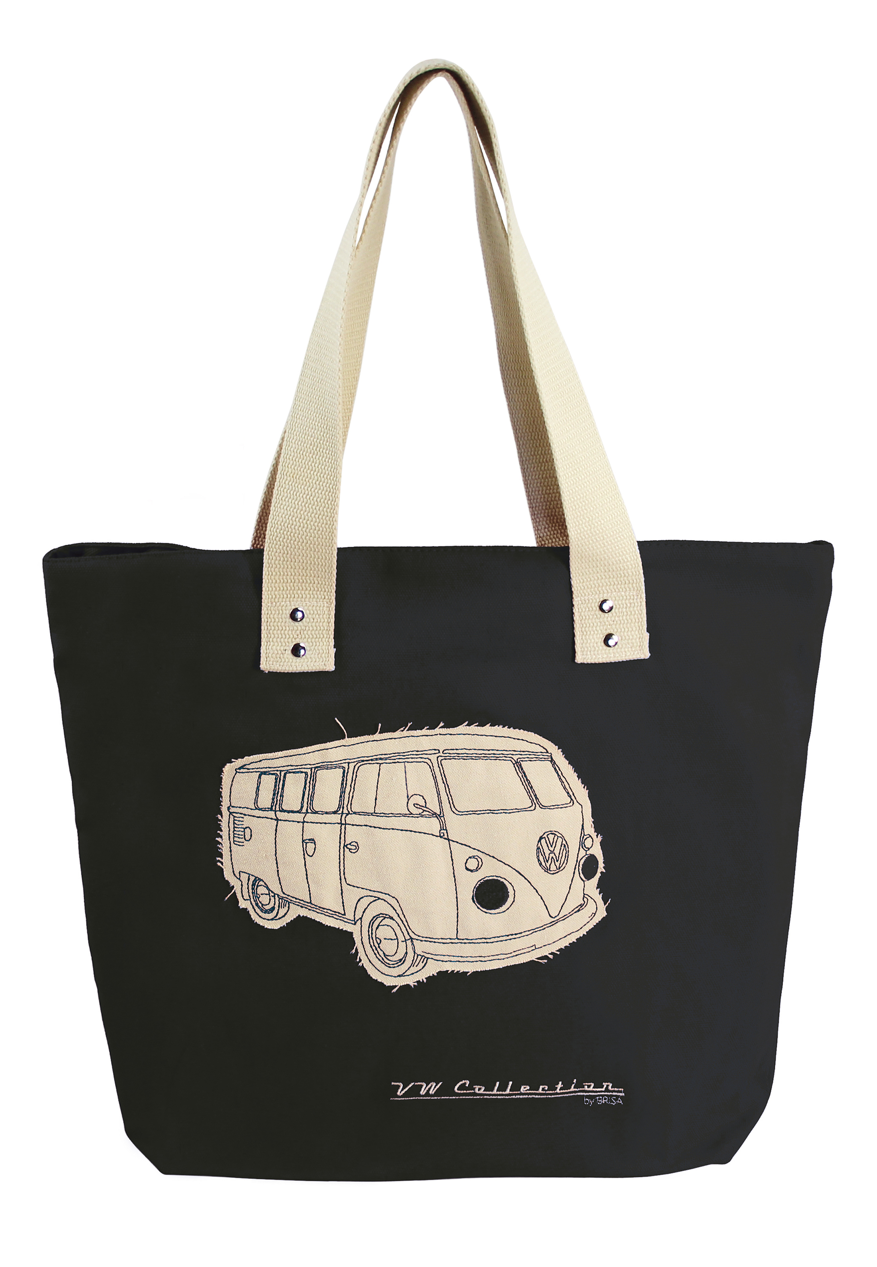Borsa in tela per autobus VW T1 Bulli, borsa per la spesa, borsa da spiaggia