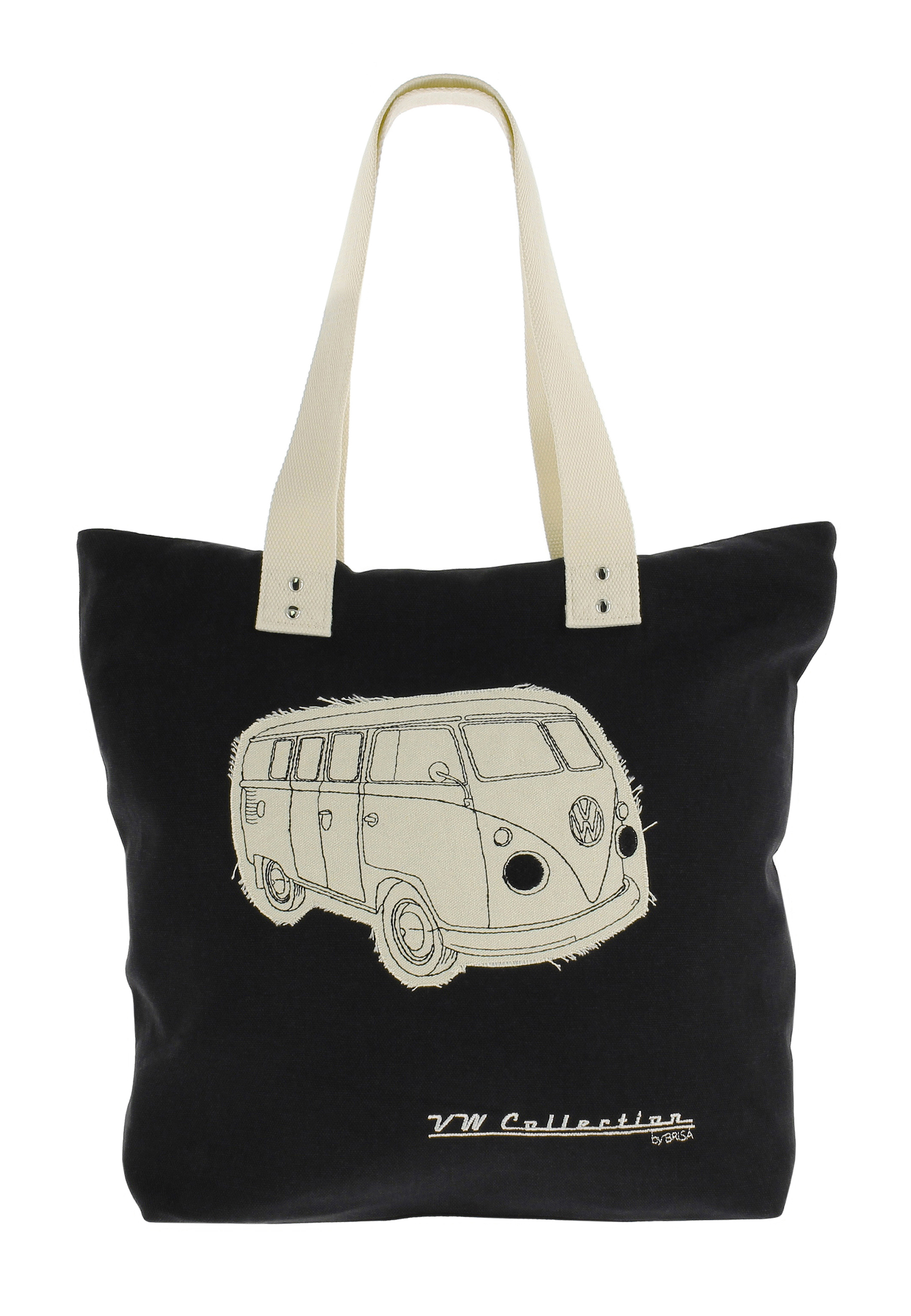 Borsa in tela per autobus VW T1 Bulli, borsa per la spesa, borsa da spiaggia