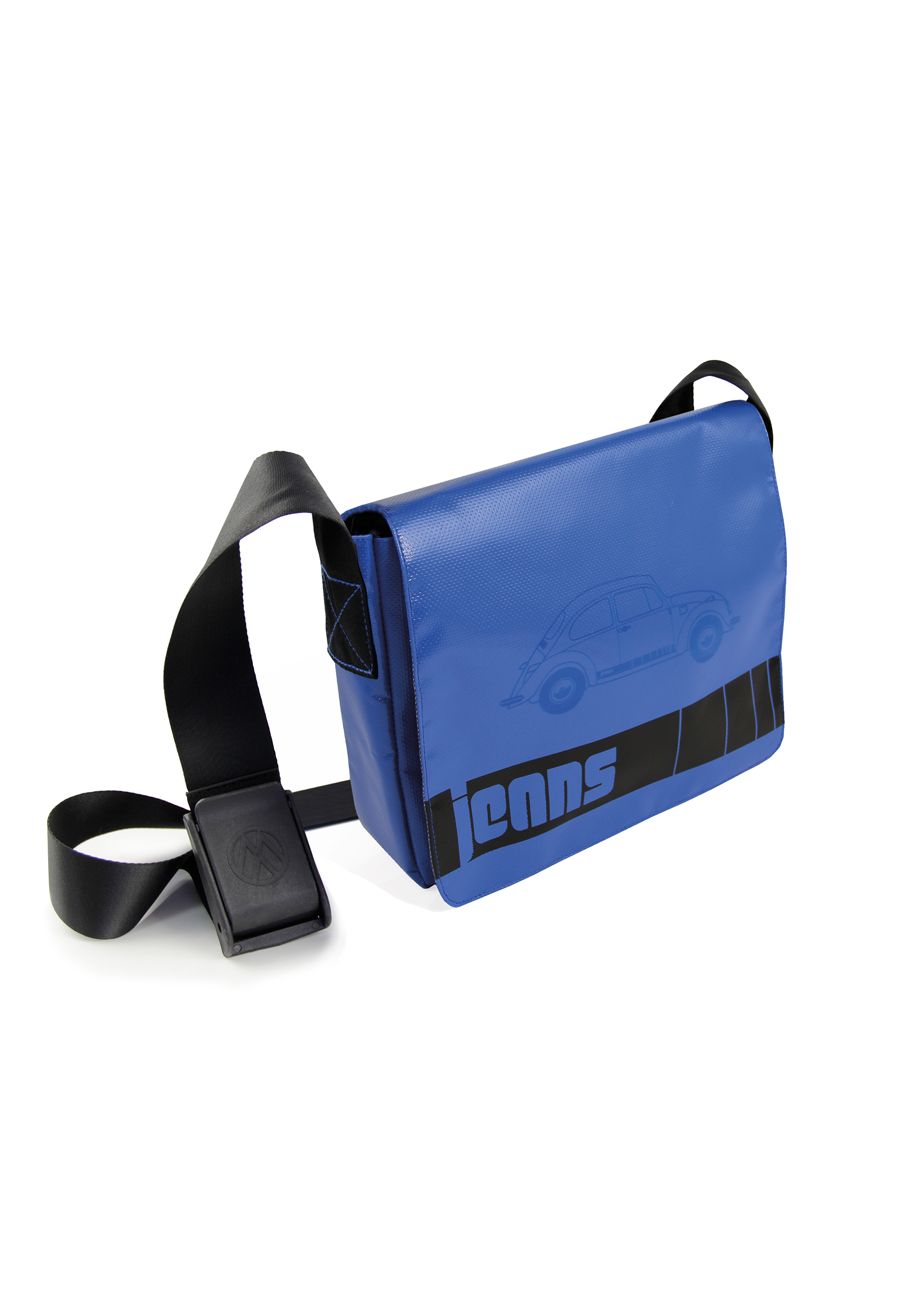 Bolsa bandolera VW Beetle "Jeans" de lona de camión, grande
