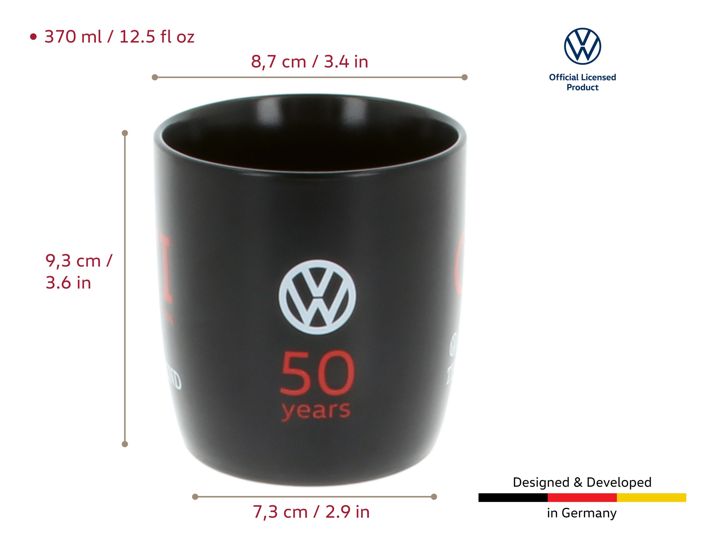 VW GTI coffee cup 370ml
