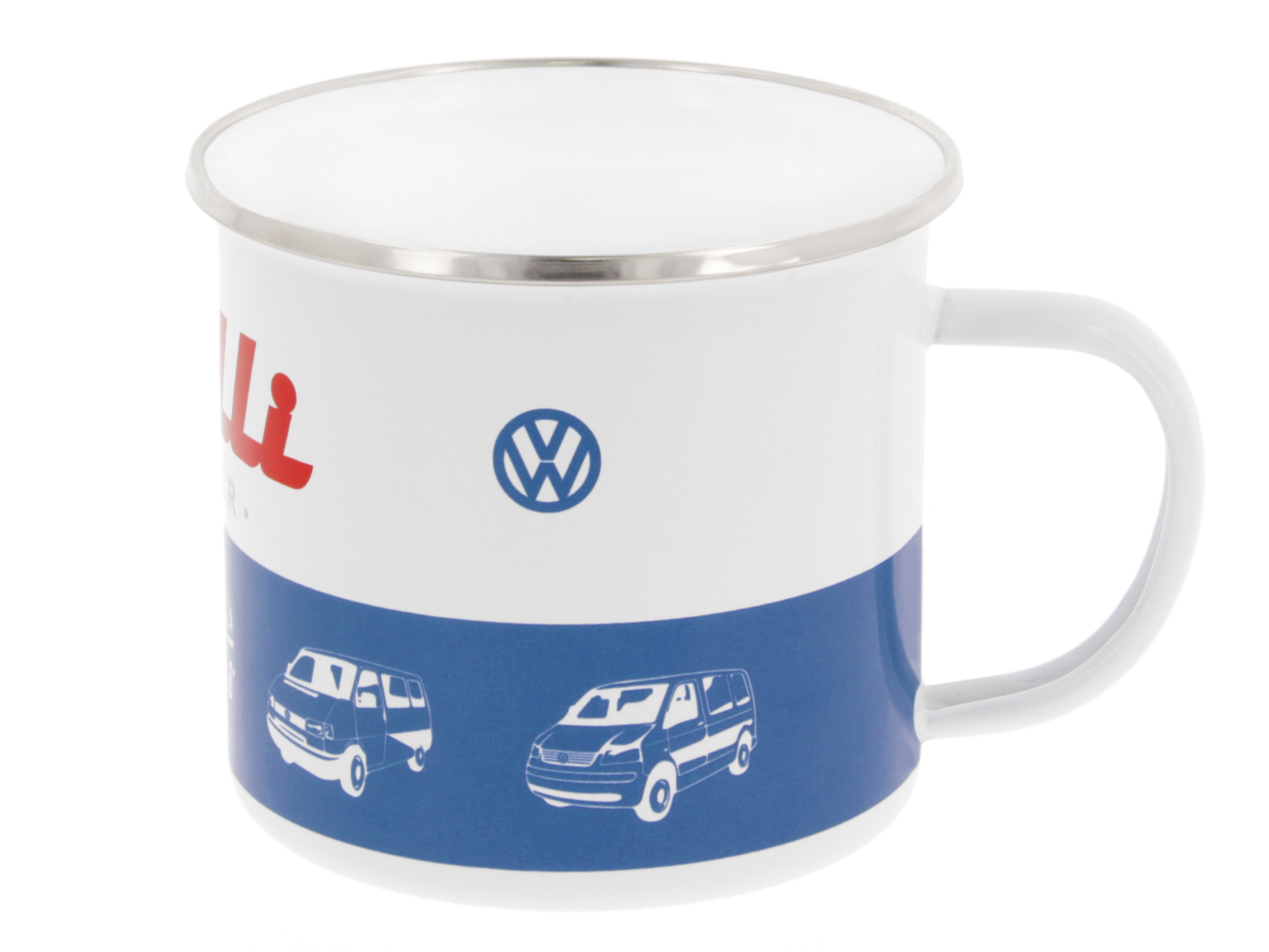VW T1 Bulli Bus Tasse emailliert 500ml