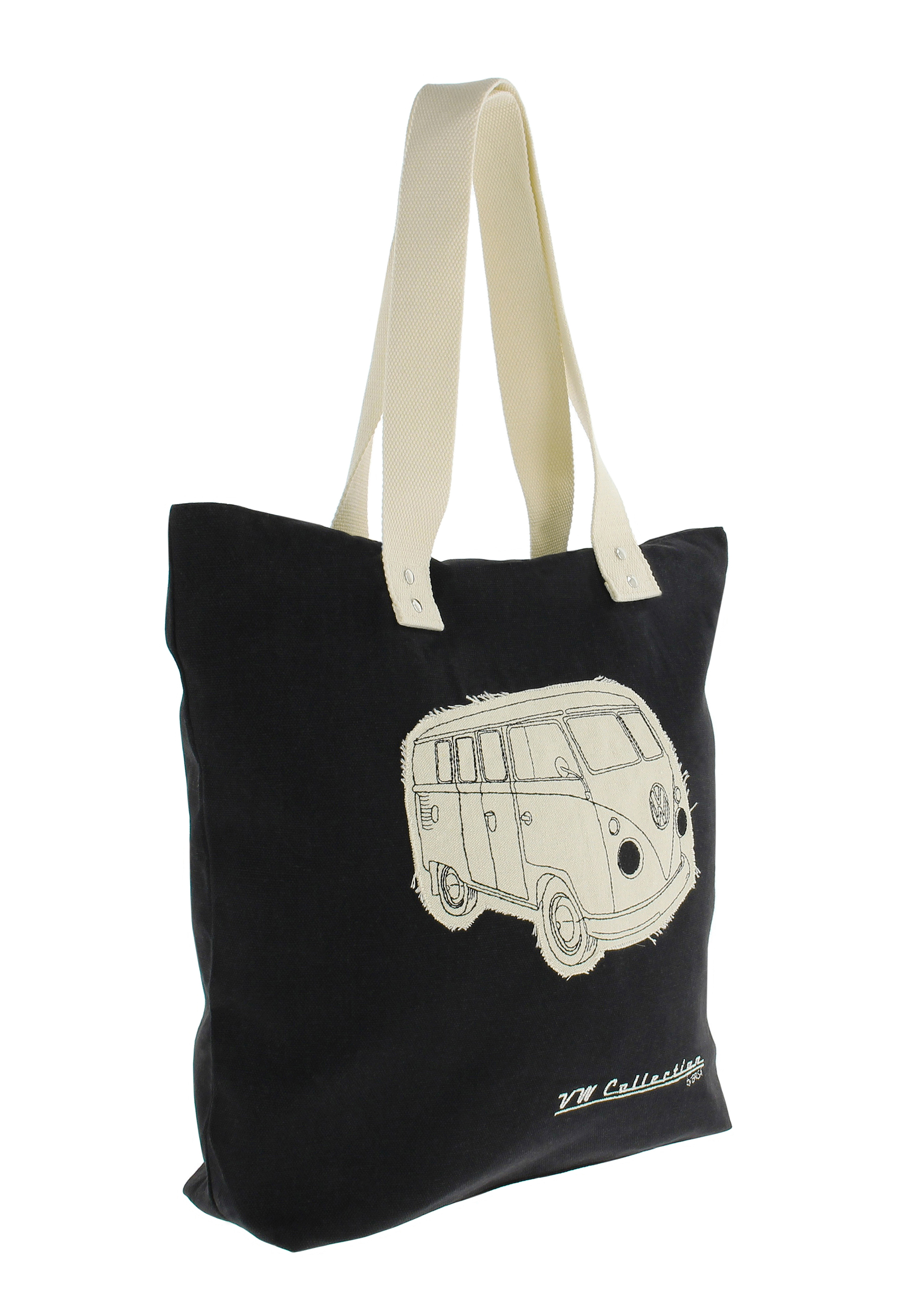 Borsa in tela per autobus VW T1 Bulli, borsa per la spesa, borsa da spiaggia