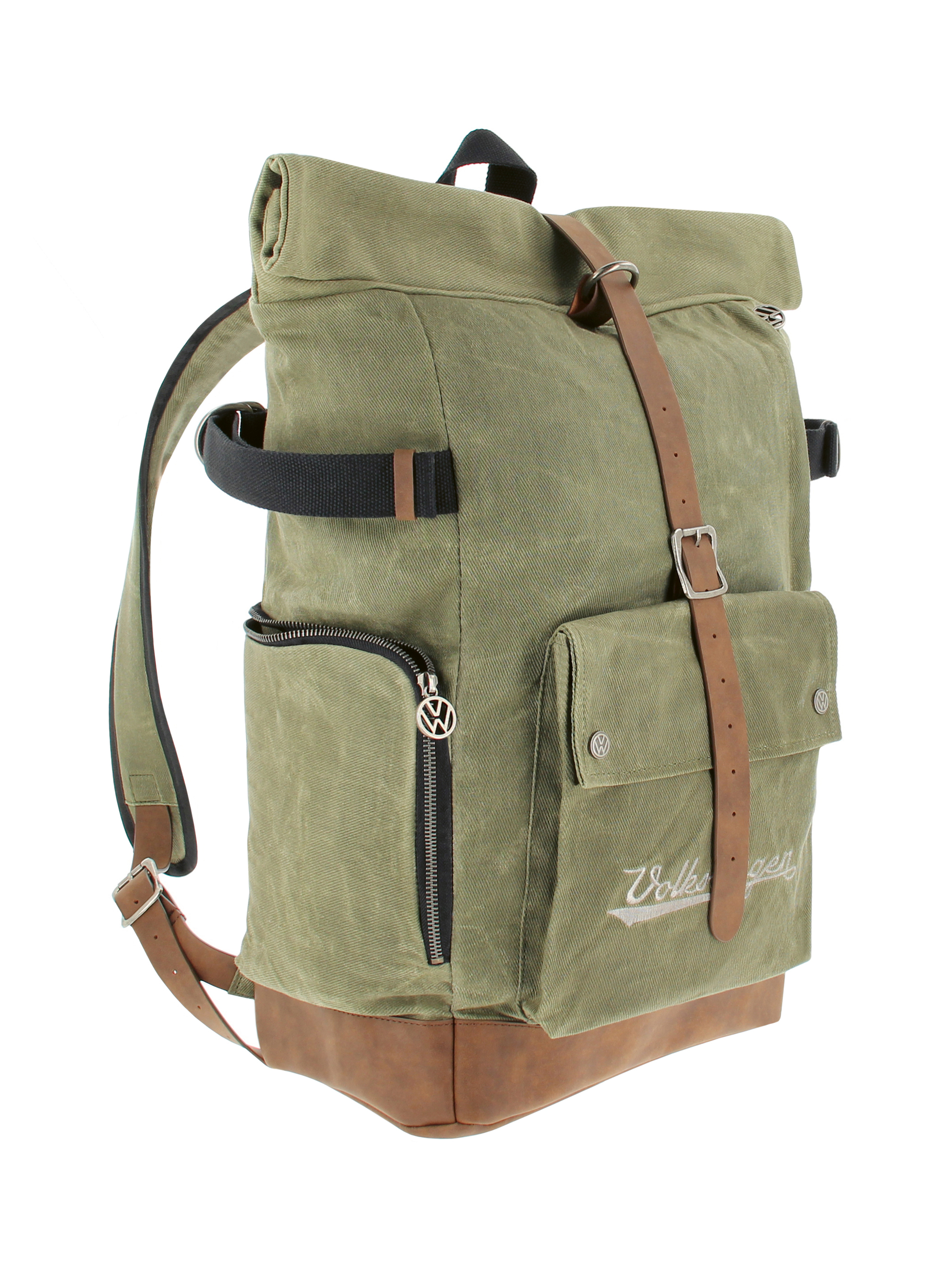 VW Vintage Rolltop Backpack (variable volume)