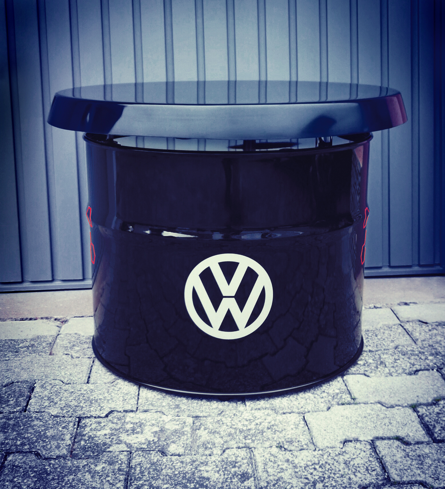 VW GTI oil barrel table