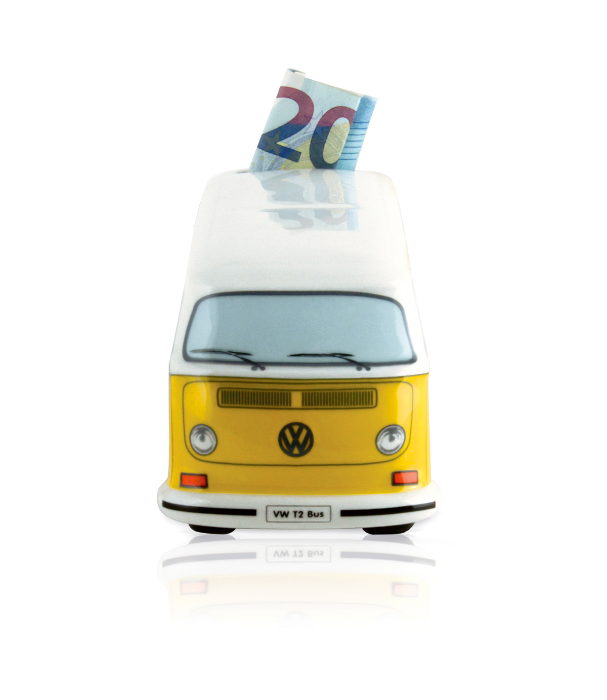 VW T2 Bulli Bus Salvadanaio in ceramica (1:22)