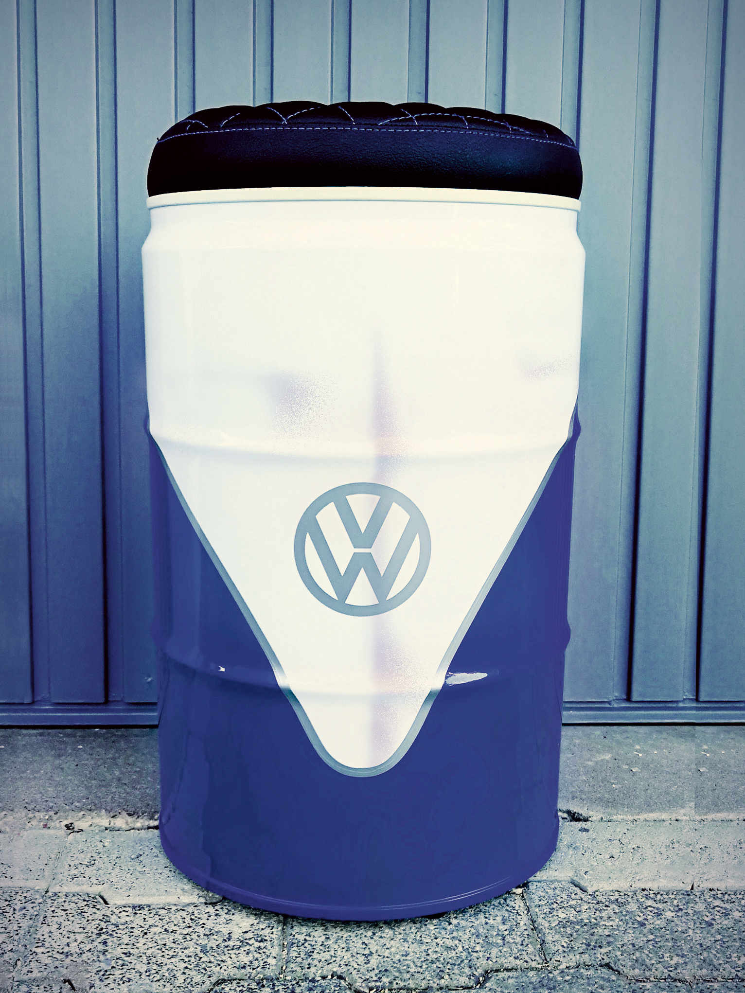 Sgabello per bidone dell'olio per autobus VW T1 in look vintage