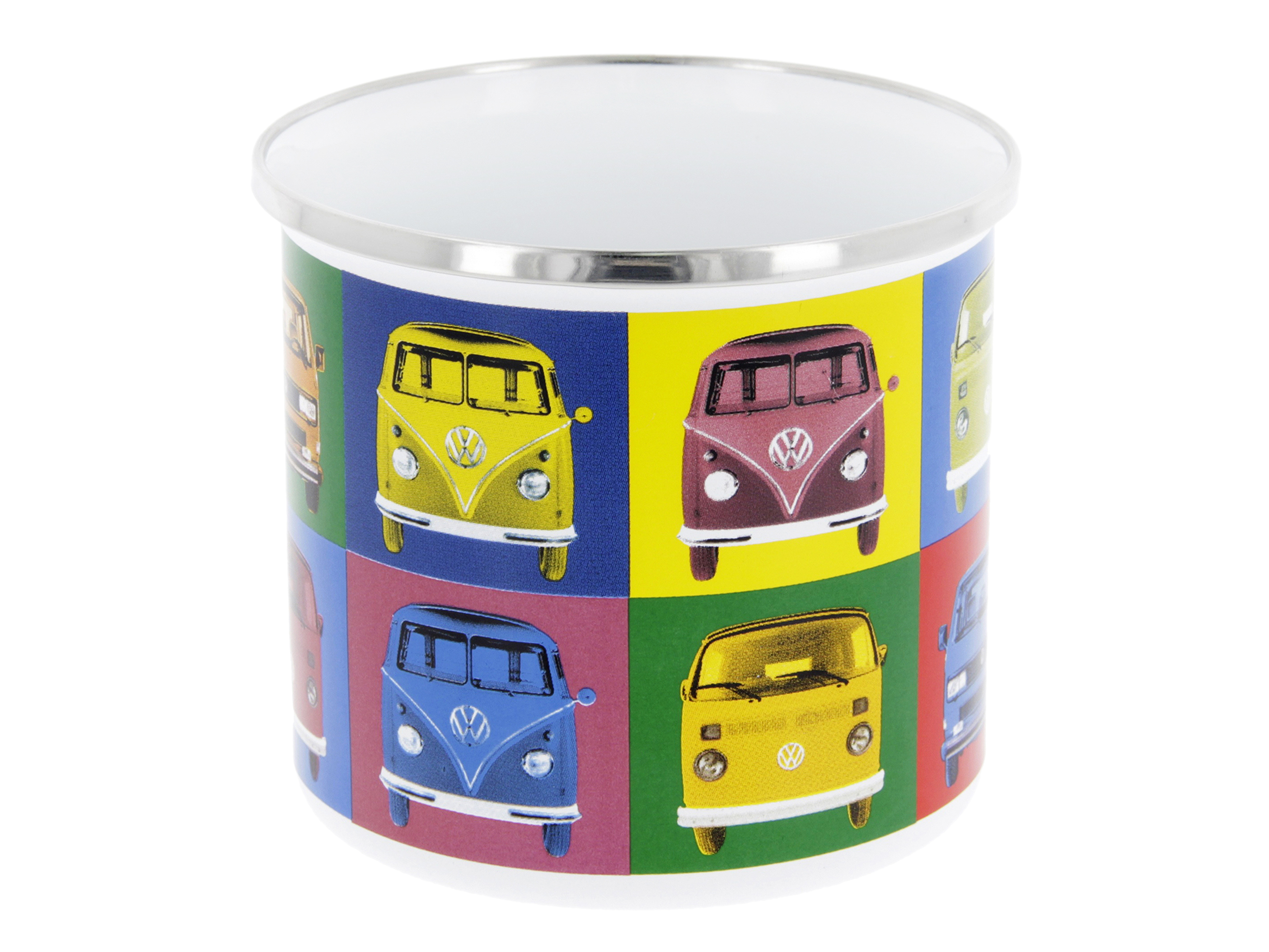 VW T1 Bulli Bus Tasse emailliert 500ml